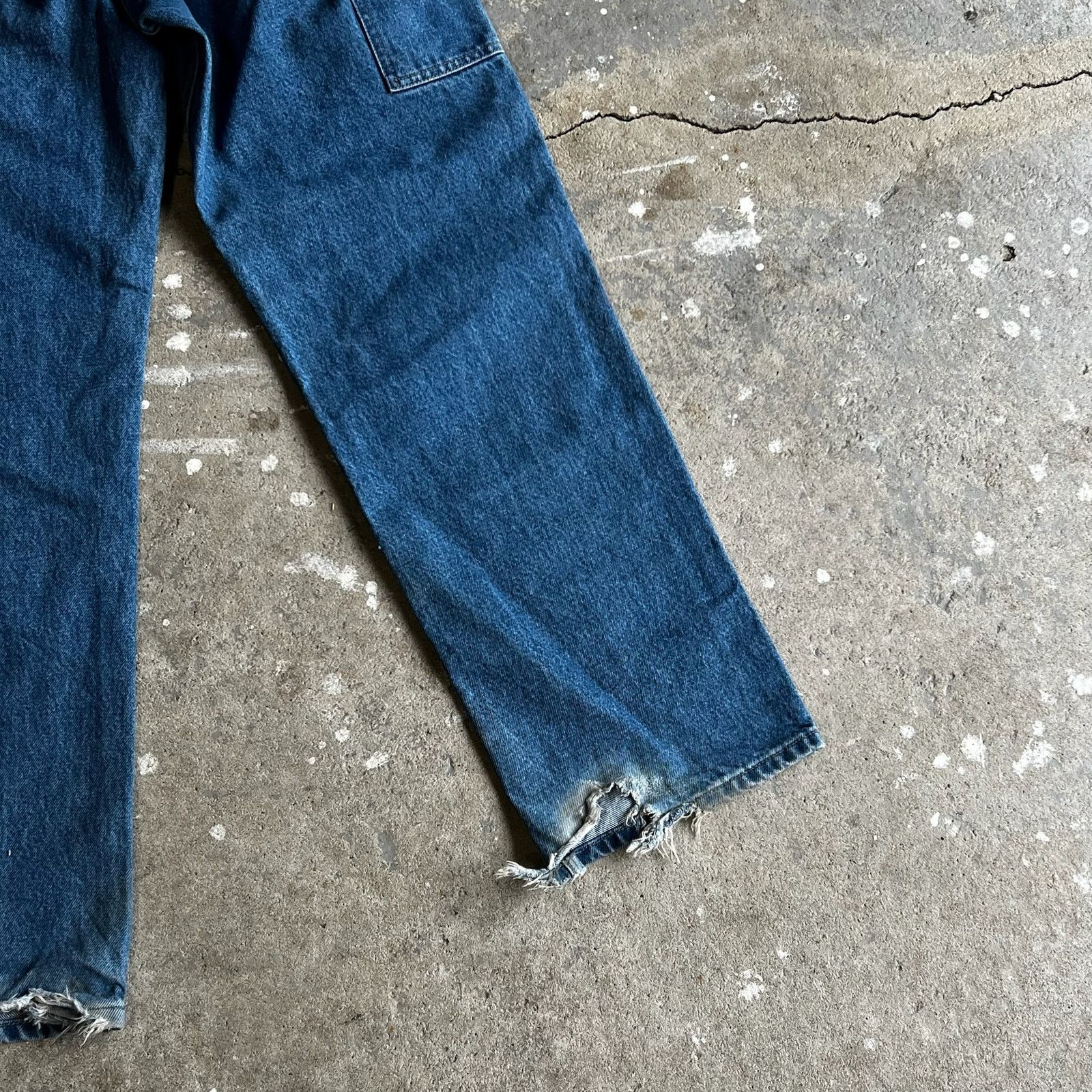 Carhartt × Vintage Carhartt denim blue jean double knee work carpenter pants Size US 29 - 8 Thumbnail