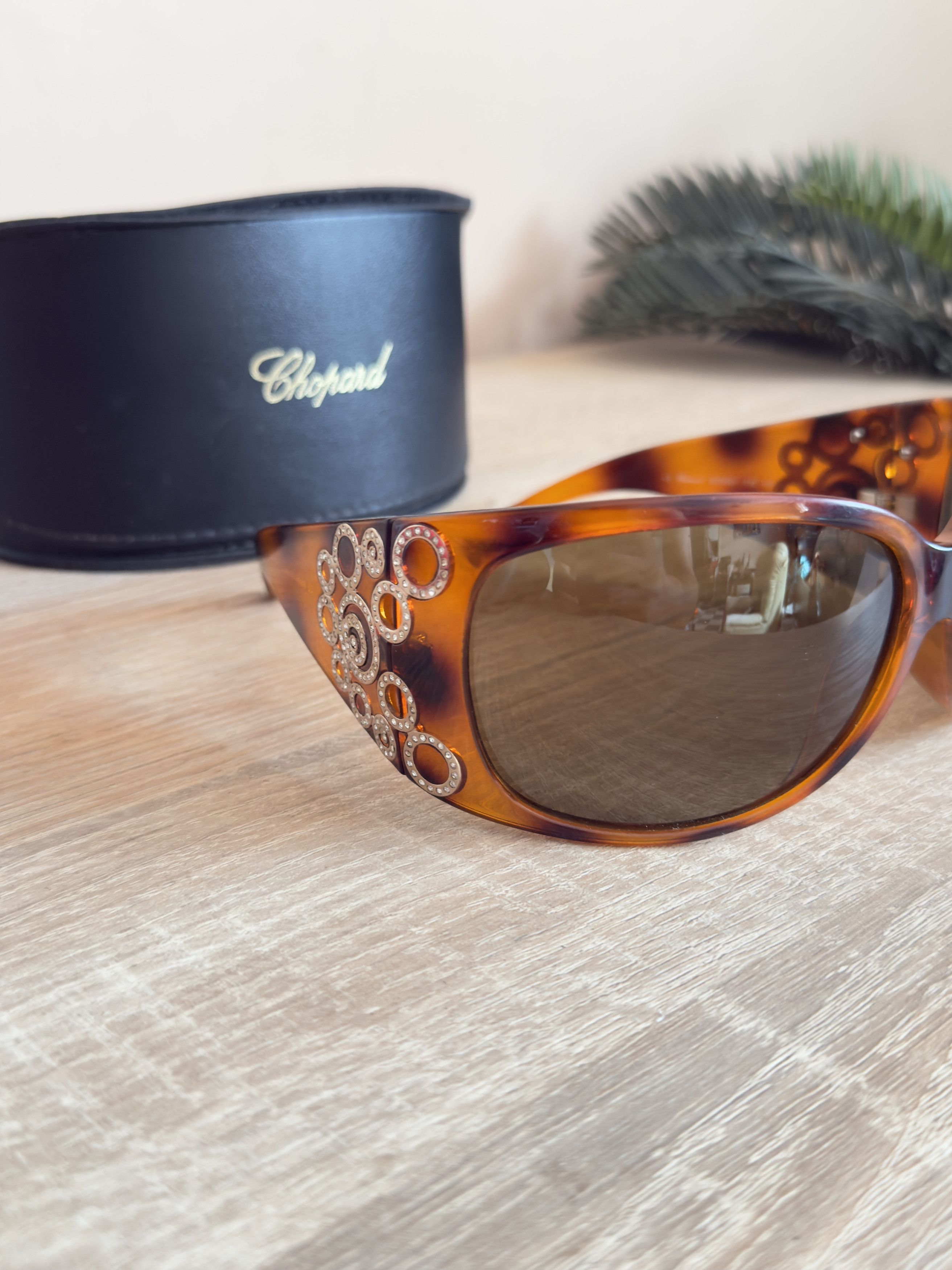 Chopard 🔥 Chopard diamond stones sunglasses vintage Size ONE SIZE - 5 Thumbnail