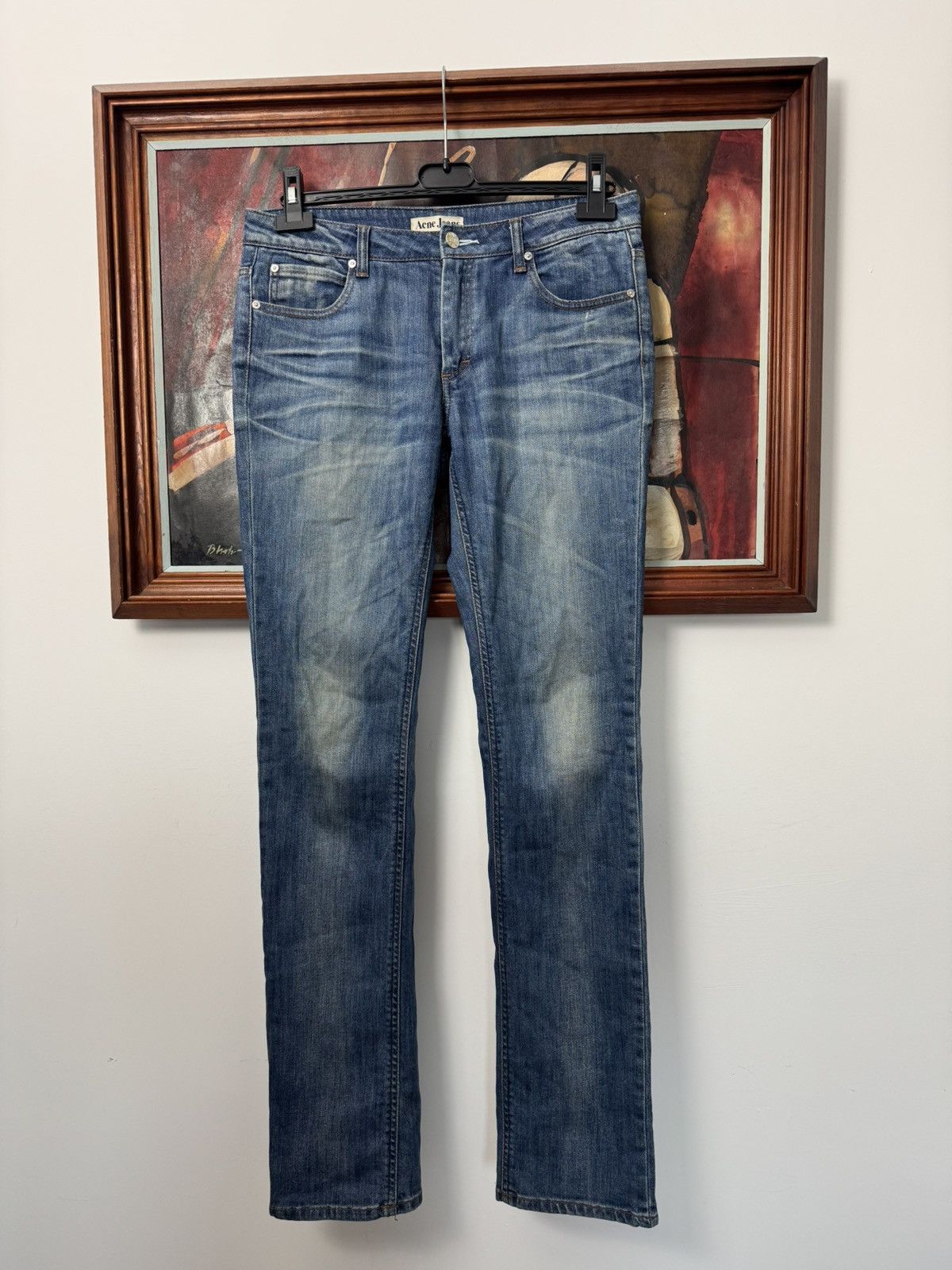Acne Studios Acne Studios Jeans Slim Fit Denim Pant Rock Casual Luxury Size US 31 - 1 Thumbnail