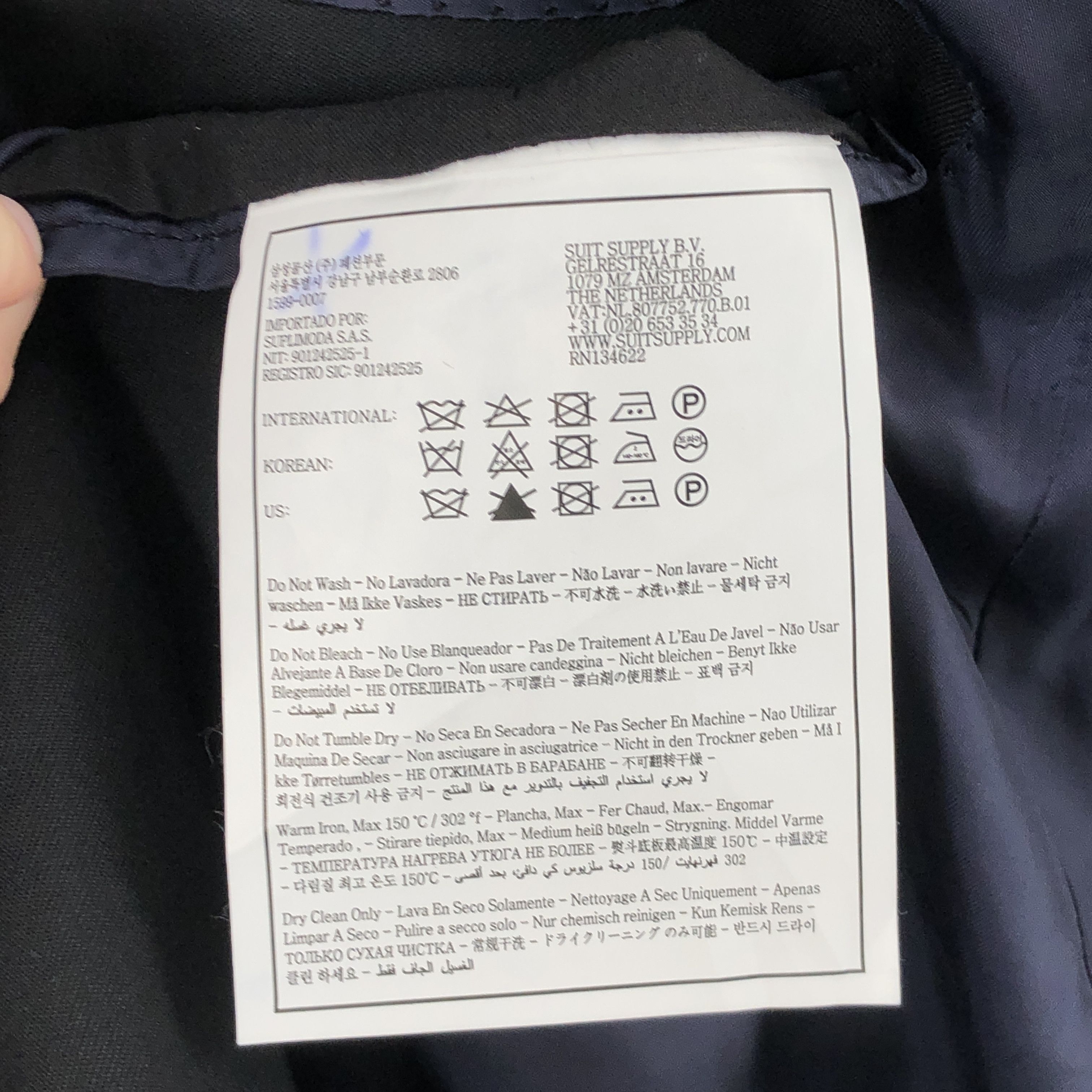 Suitsupply Napoli Single Breasted Wool Blazer Size EU:48; UK:38; US:38R Size 38R - 10 Thumbnail