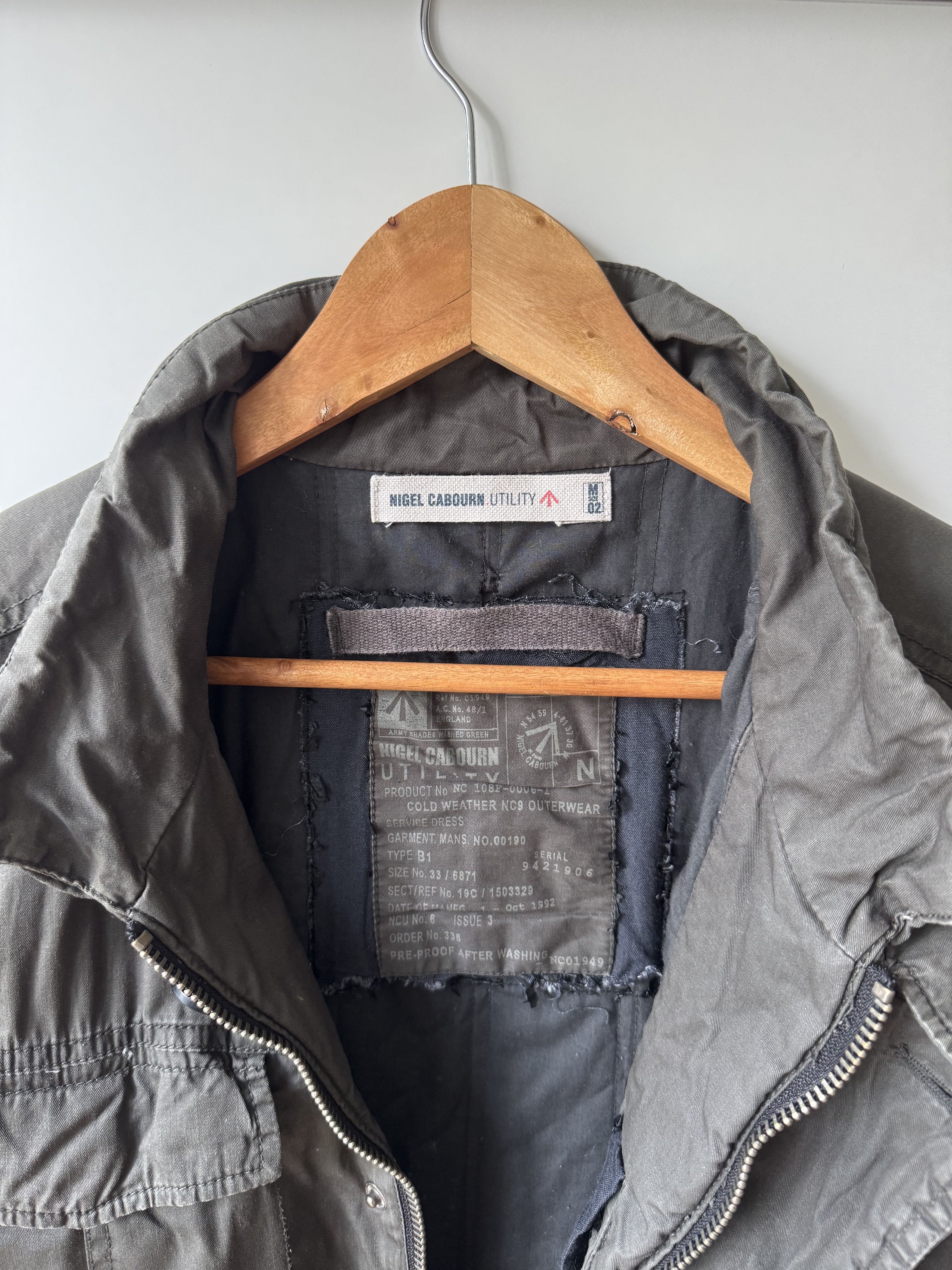Nigel Cabourn [M] Utility Fatigue Jacket in Olive Size US M / EU 48-50 / 2 - 9 Thumbnail