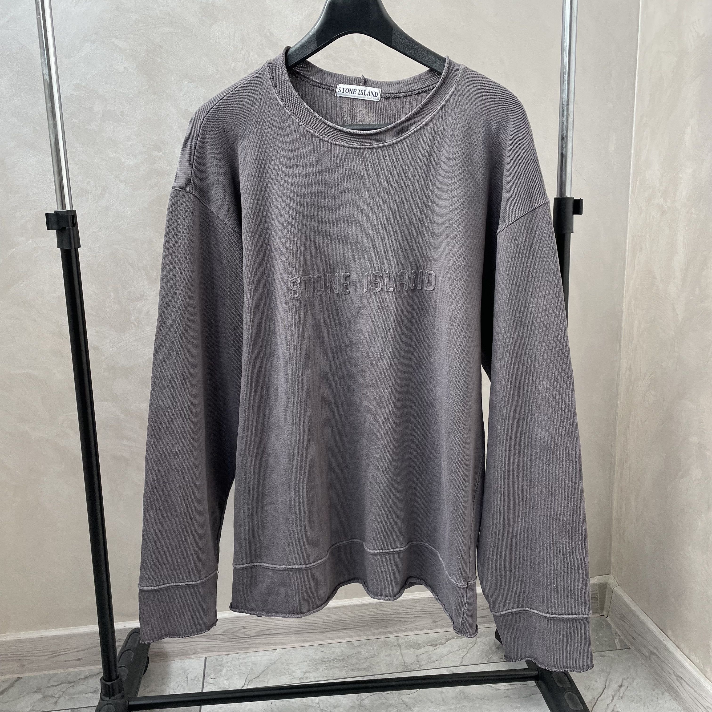 Stone Island 90s Vintage Stone Island Embroidered Logo Spell Out Size US XL / EU 56 / 4 - 1 Thumbnail