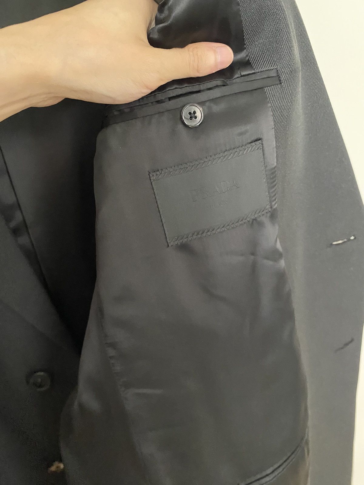 Prada Prada F/W 2018 Single Breasted Twill Coat Size US M / EU 48-50 / 2 - 6 Thumbnail