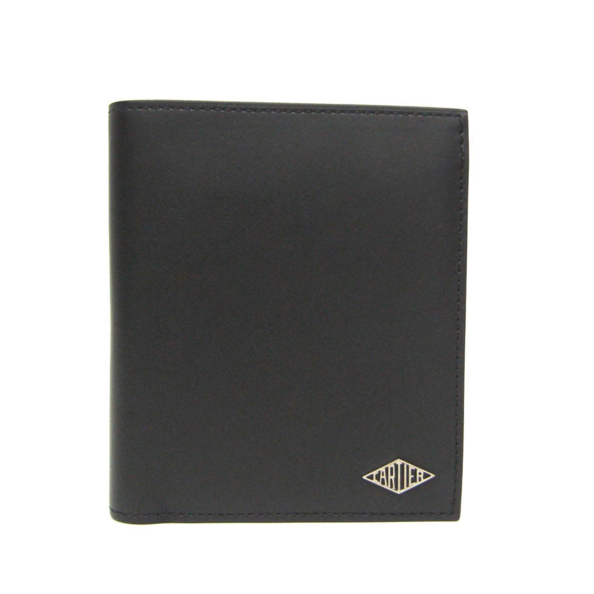 Cartier Cartier Logo L3001457 Men's Leather Bill Wallet (bi-fold) Black,Bordeaux Size ONE SIZE - 1 Thumbnail