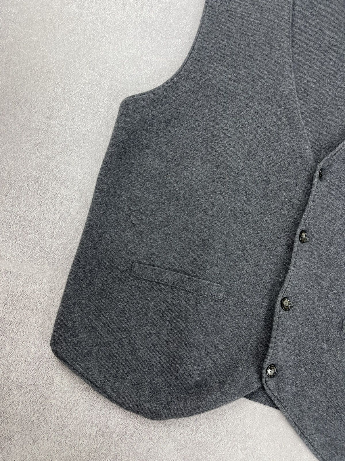 Designer Windsor Wool Vest Gilet Men’s Size 54 Size US L / EU 52-54 / 3 - 3 Thumbnail