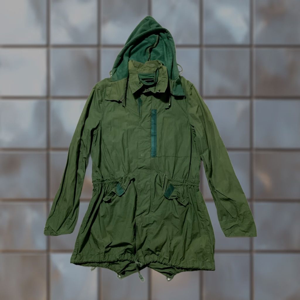 DENHAM VINTAGE Denham Fjord Style Military Fishtail Recut Parka Twill Jacket Mens M Green Size US 31 - 1 Thumbnail