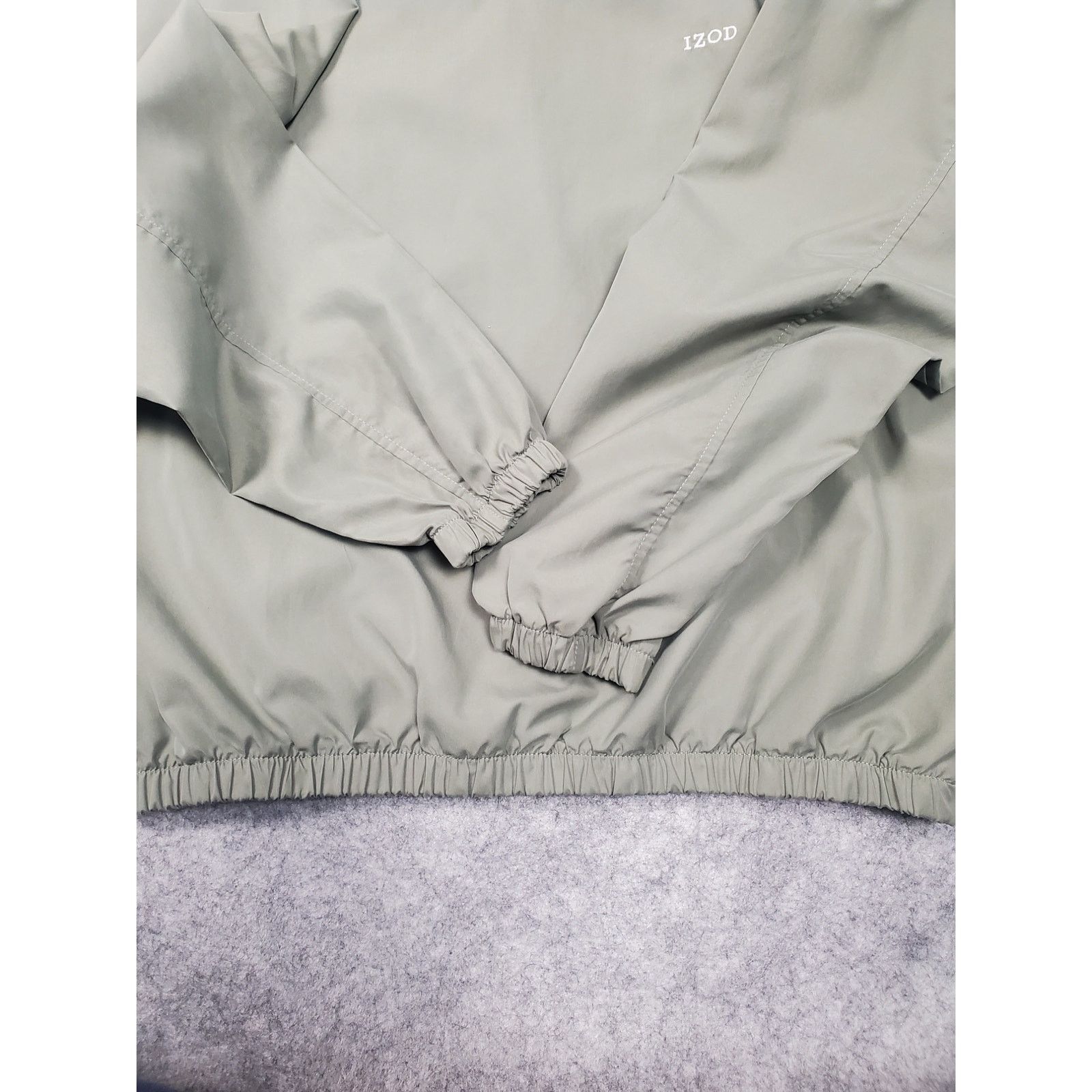 Izod Women's Izod Green V-Neck Pullover Medium Lightweight Size M / US 6-8 / IT 42-44 - 6 Thumbnail