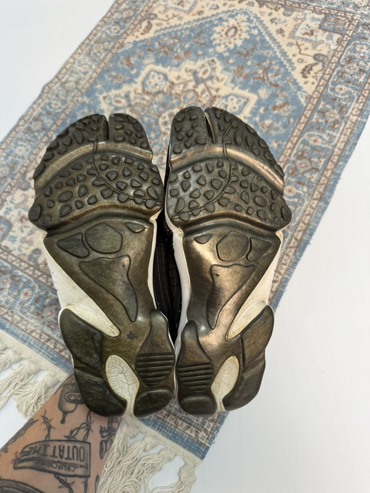 Nike Vintage 2000s Nike Air Rift Tabi Ninja Japanese Shoes 45,5 Size US 13 / EU 46 - 7 Thumbnail