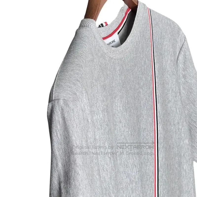 Thom Browne Thom Browne Gray Cotton Short Sleeve T-Shirt . Size US S / EU 44-46 / 1 - 6 Thumbnail