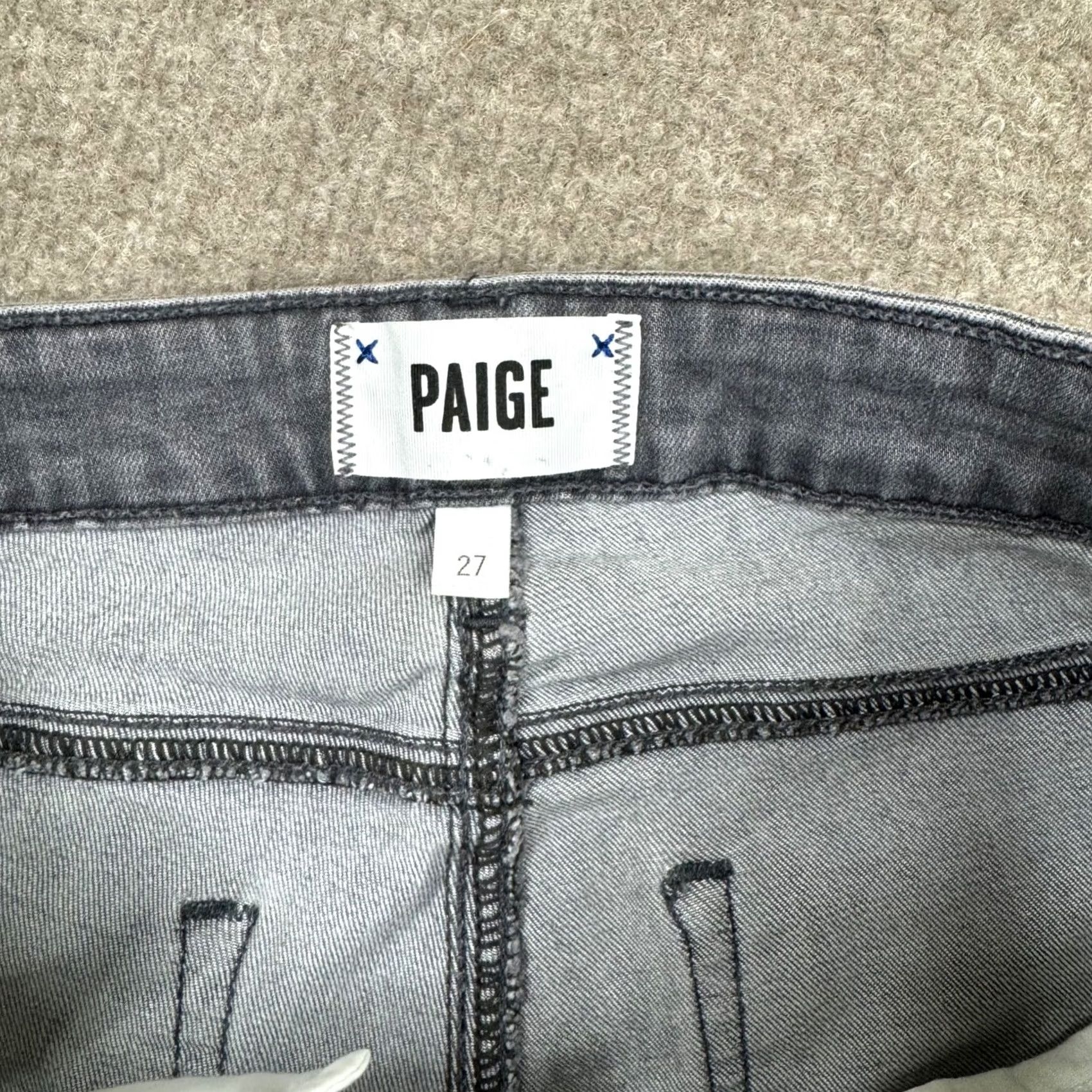 Paige Paige Jeans Womens Size 27 Gray Verdugo Ultra Skinny Denim Jeans Ladies 27 Grey Skinny Womens Slim Denim 90s? Size 27" / US 4 / IT 40 - 6 Thumbnail