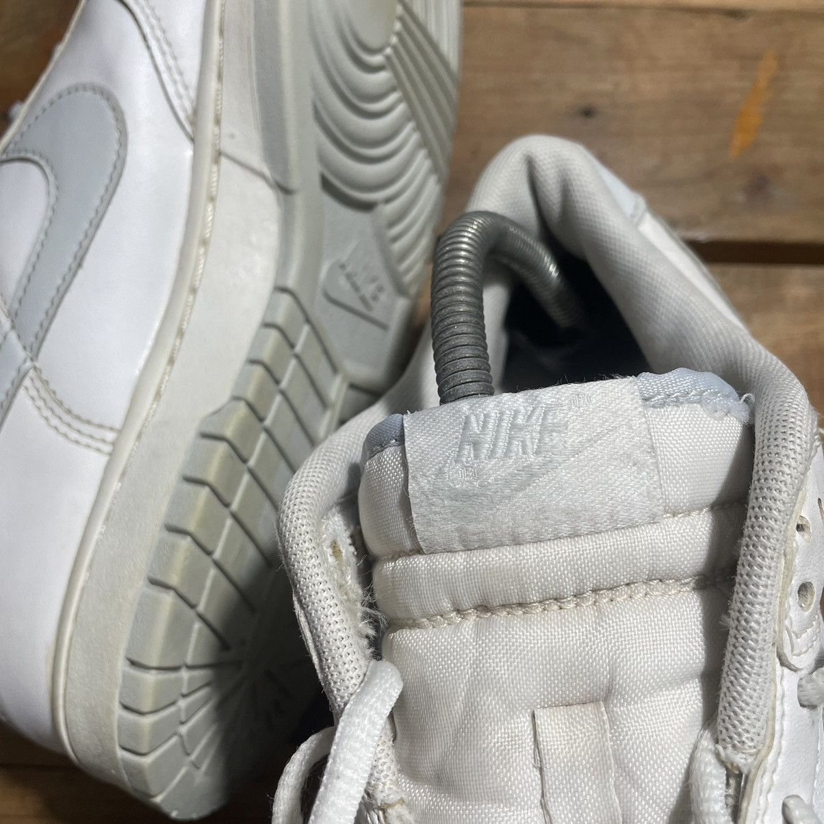 Nike Nike Dunk Low Retro White Pure Platinum Size US 9.5 / EU 42-43 - 9 Thumbnail