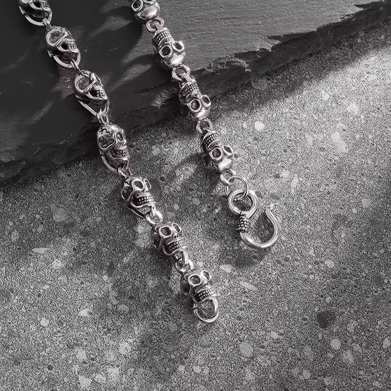 Jewelry Gothic Skulls Pants Chain Size ONE SIZE - 5 Thumbnail