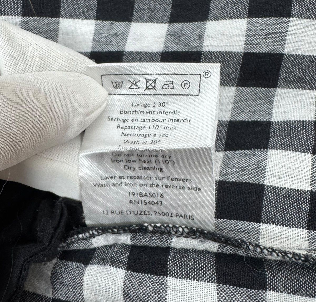 Sezane Sezane Plaid Pattern Cotton Pants Belted Wide Leg size 34 Size 25" / US 0 / IT 36 - 13 Thumbnail