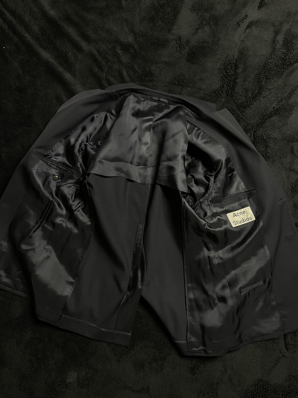 Acne Studios Acne Studios Aron Blazer Dark Blue Jacket Men‘s Size 48 (S) Size 48S - 6 Thumbnail