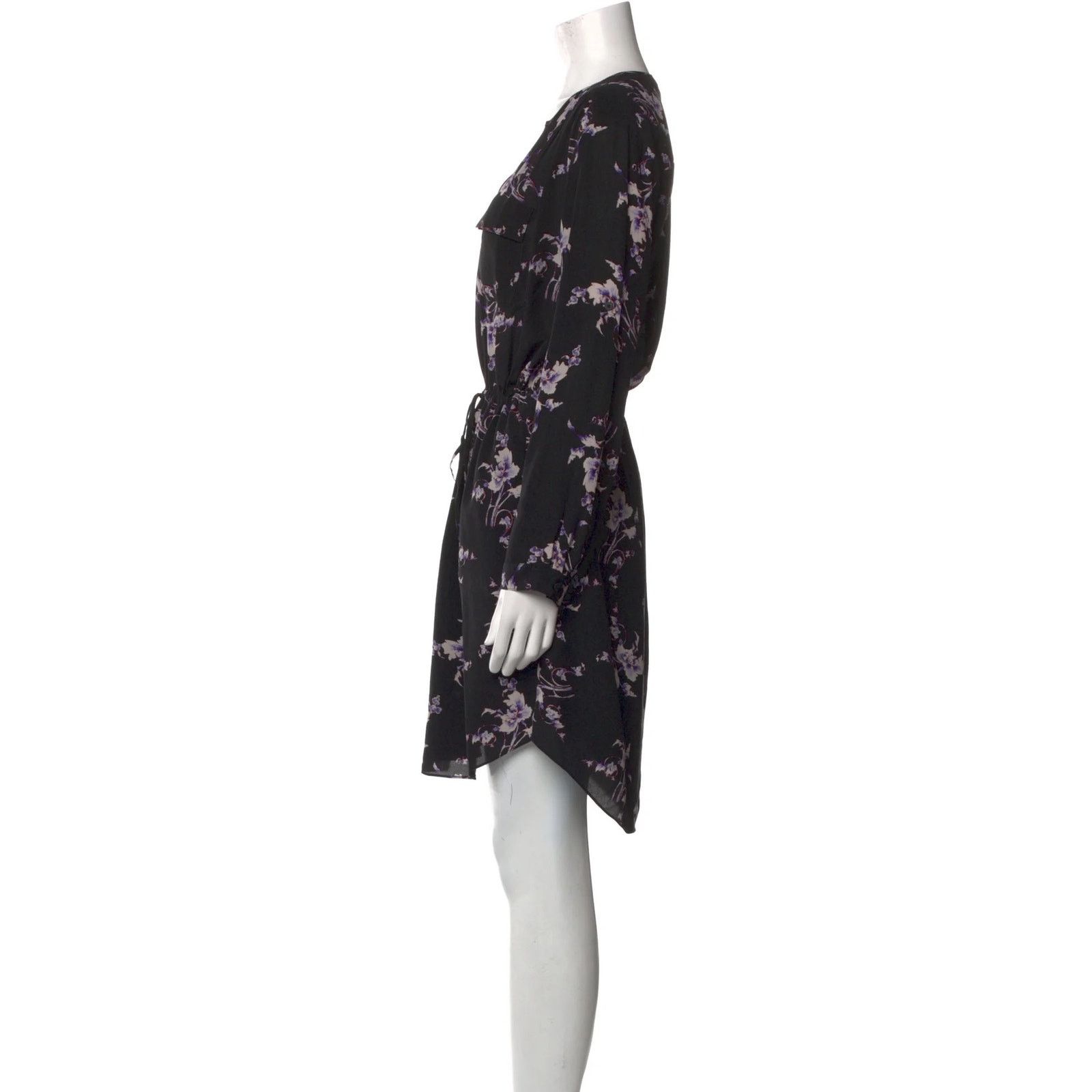 Rebecca Taylor NWOT Rebecca Taylor floral silk shirt dress size 0/small Size S / US 4 / IT 40 - 2 Thumbnail