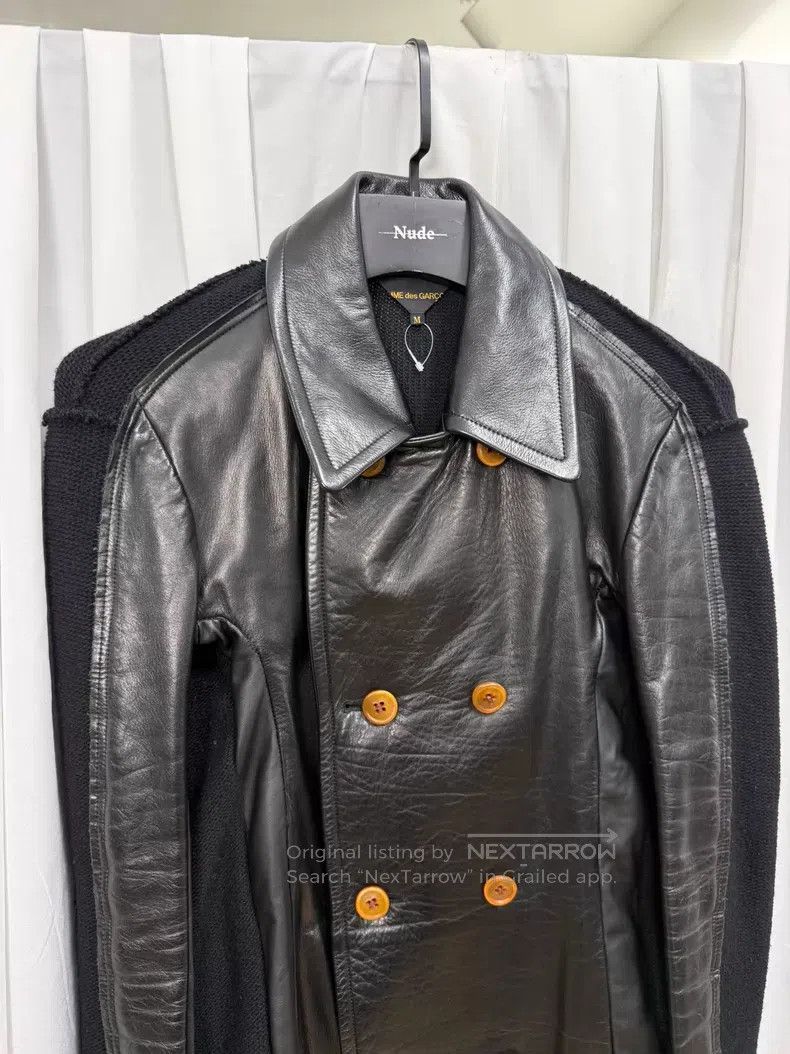 Comme des Garcons Comme des garcons 02AW leather patchwork trench coat with Size M / US 6-8 / IT 42-44 - 5 Thumbnail