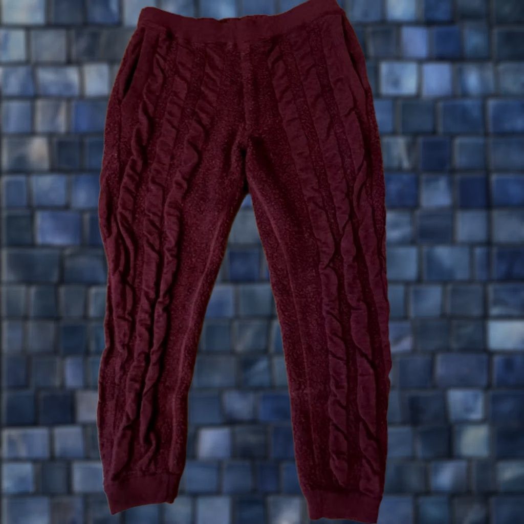 Issey Miyake ISSEY MIYAKE HAREM EASY PANTS SIZE M COLOR PURPLE MATERIAL WOOL MEN USED Size US 31 - 1 Thumbnail