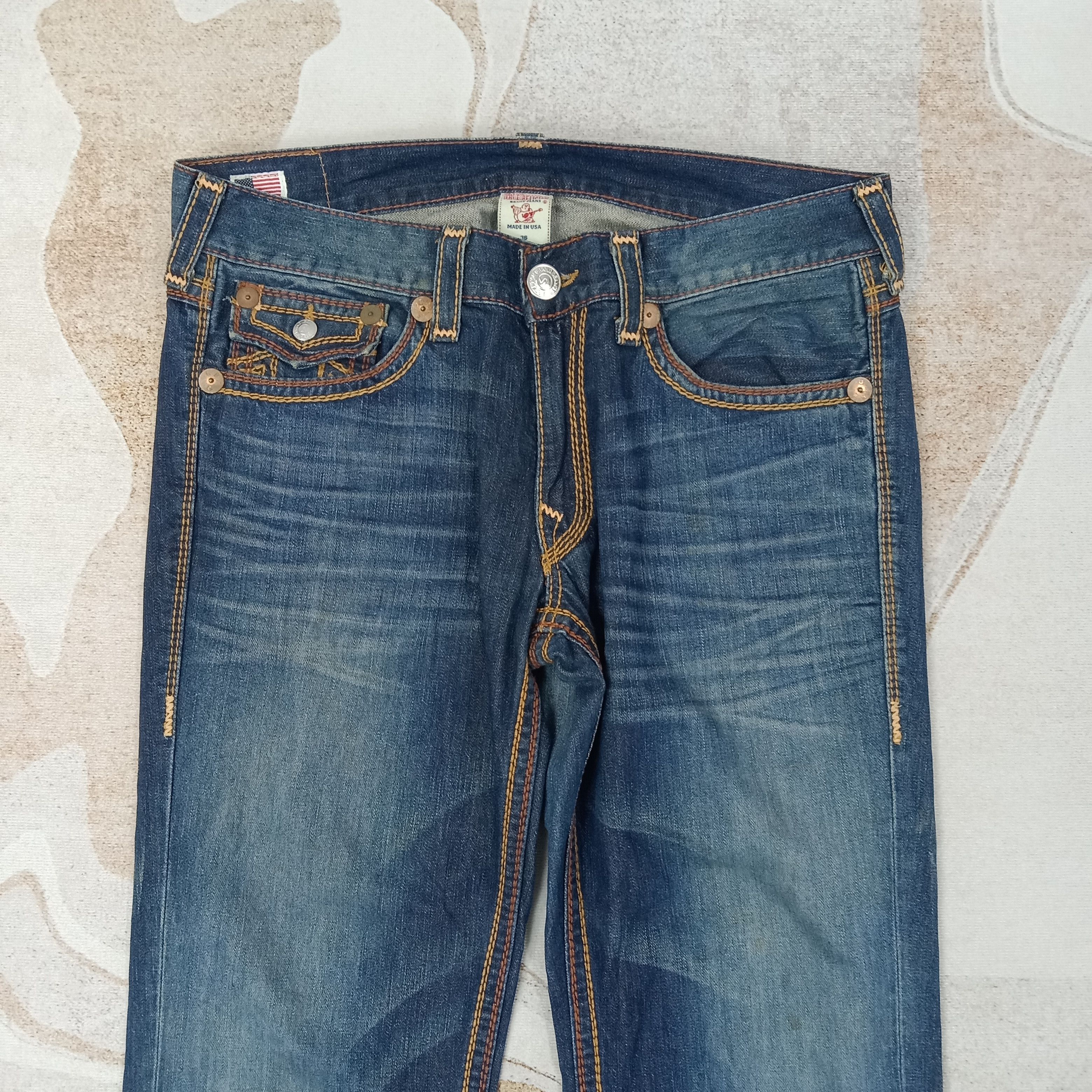 True Religion True Religion American Denim Jeans C258N5 Size US 37 - 6 Thumbnail