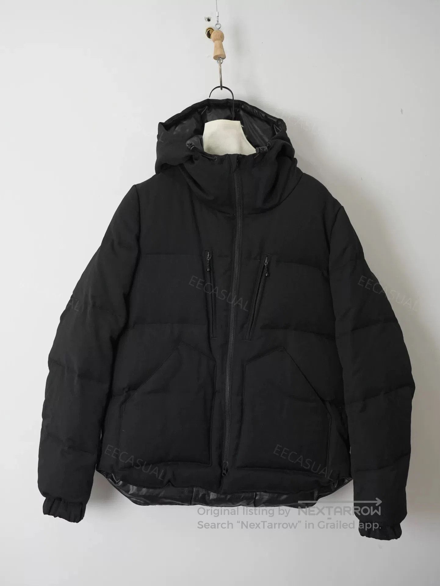 Yohji Yamamoto Yohji Yamamoto Black Wool Down Jacket. Size US M / EU 48-50 / 2 - 1 Thumbnail