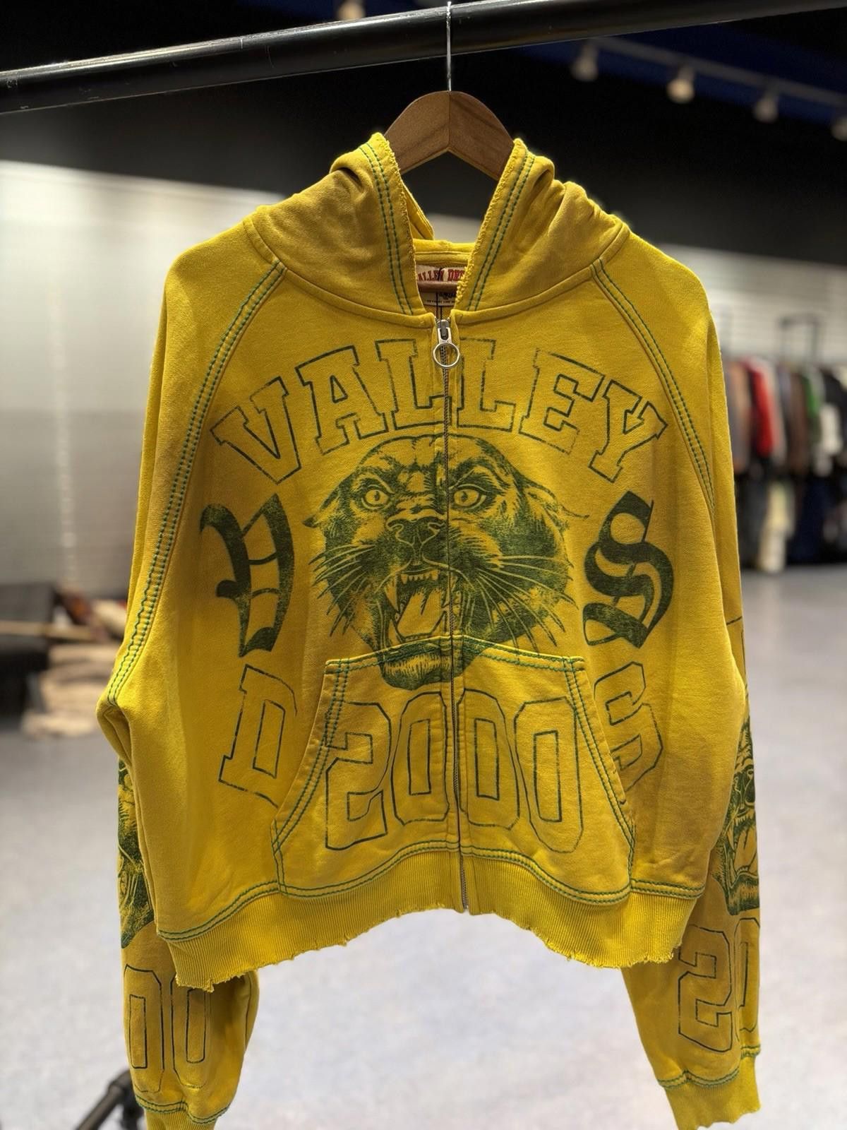 Vale Large - Vale Zip Up Brazil Hoodie Authentic Valley Yellow Size US L / EU 52-54 / 3 - 4 Thumbnail