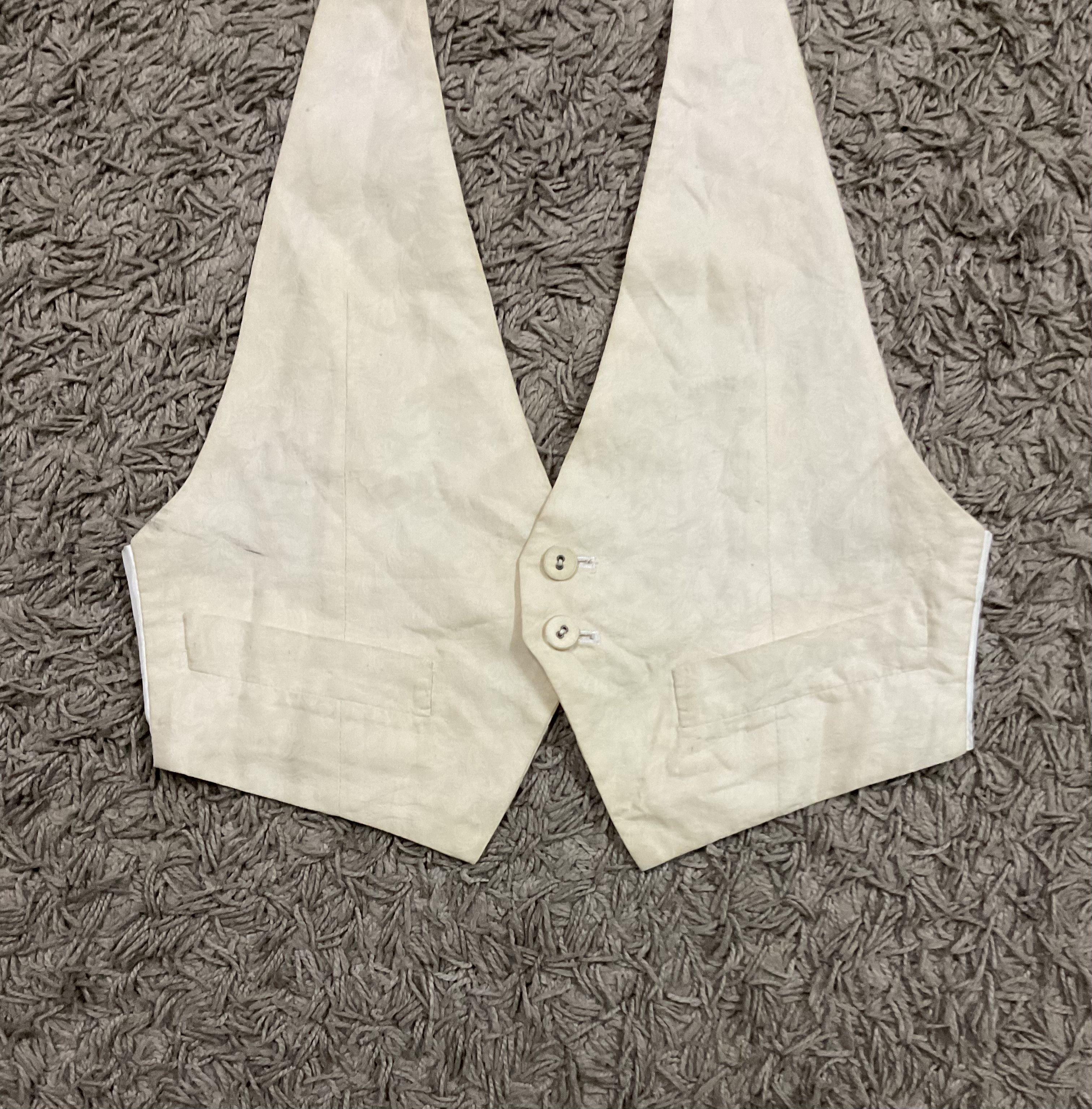 Designer RARE Vintage Japanese Designer waistcoat Size ONE SIZE - 3 Thumbnail