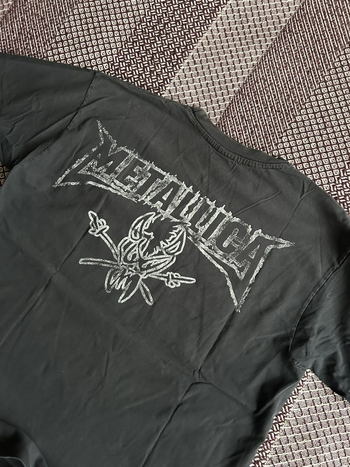 Band Tees Metallica Vintage Band Tees Rock T-shirt Unisex Distressed Size US XL / EU 56 / 4 - 10 Thumbnail