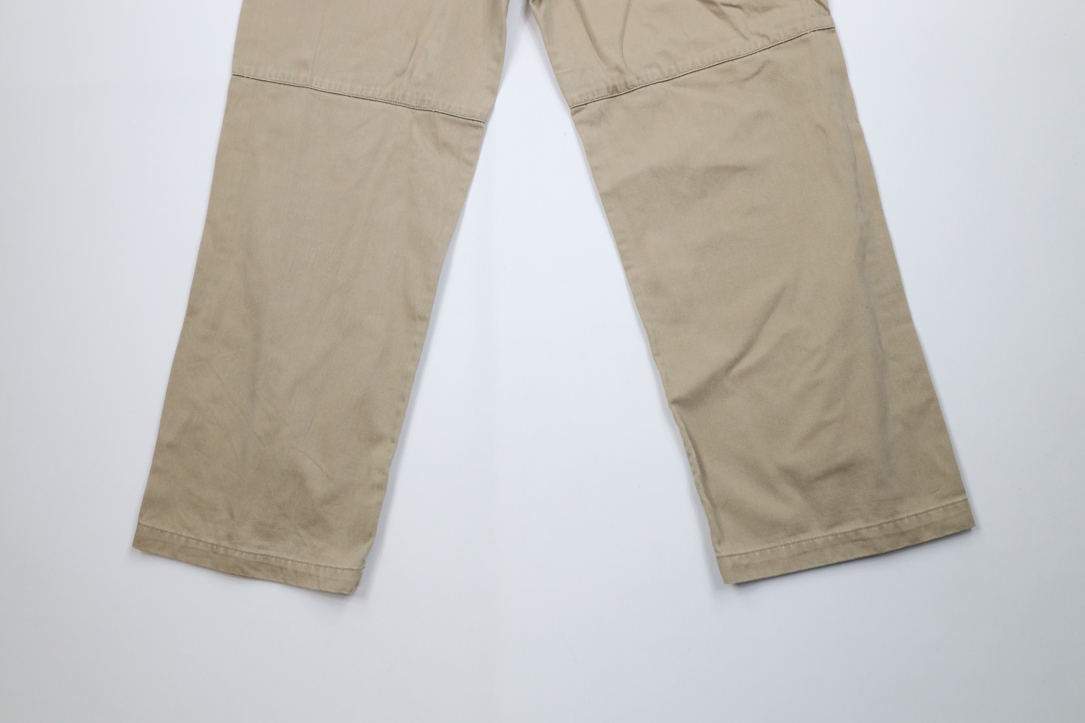 Guess Vintage 90s Guess Spell Baggy Wide Leg Dungaree Pants Khaki Size US 34 / EU 50 - 12 Thumbnail