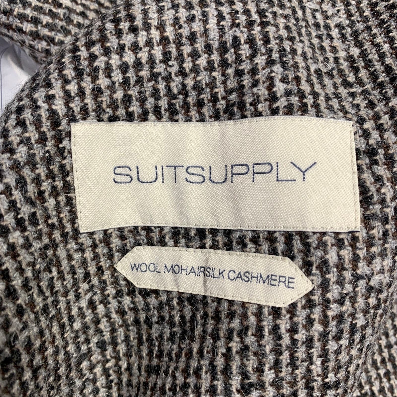 Suitsupply SUIT SUPPLY Size 46 Grey Charcoal Tweed Wool Blend Coat Size US XL / EU 56 / 4 - 6 Thumbnail