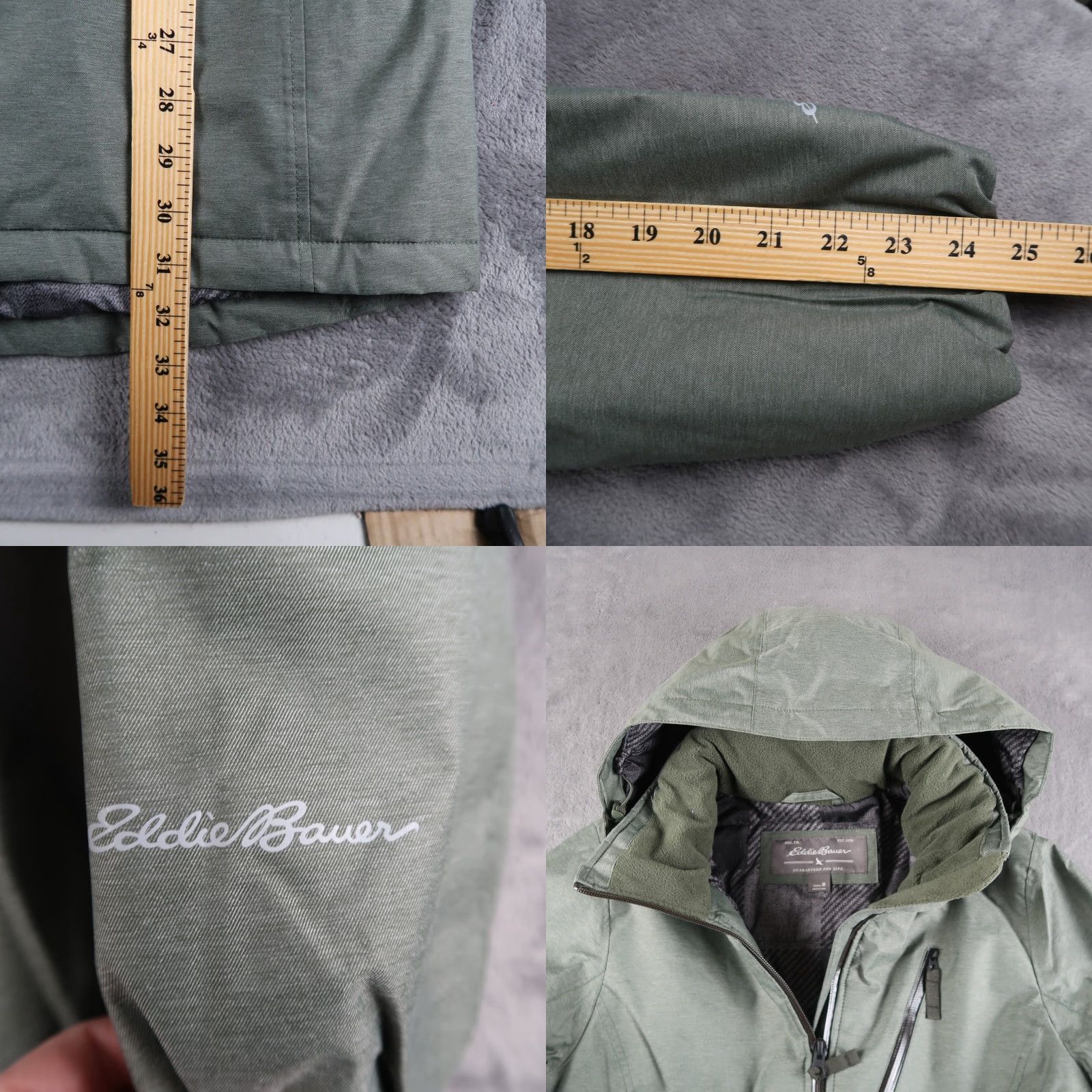 Eddie Bauer Eddie Bauer Weatheredge Softshell Jacket Parka M Women Sage Green Full Zip Size M / US 6-8 / IT 42-44 - 8 Thumbnail