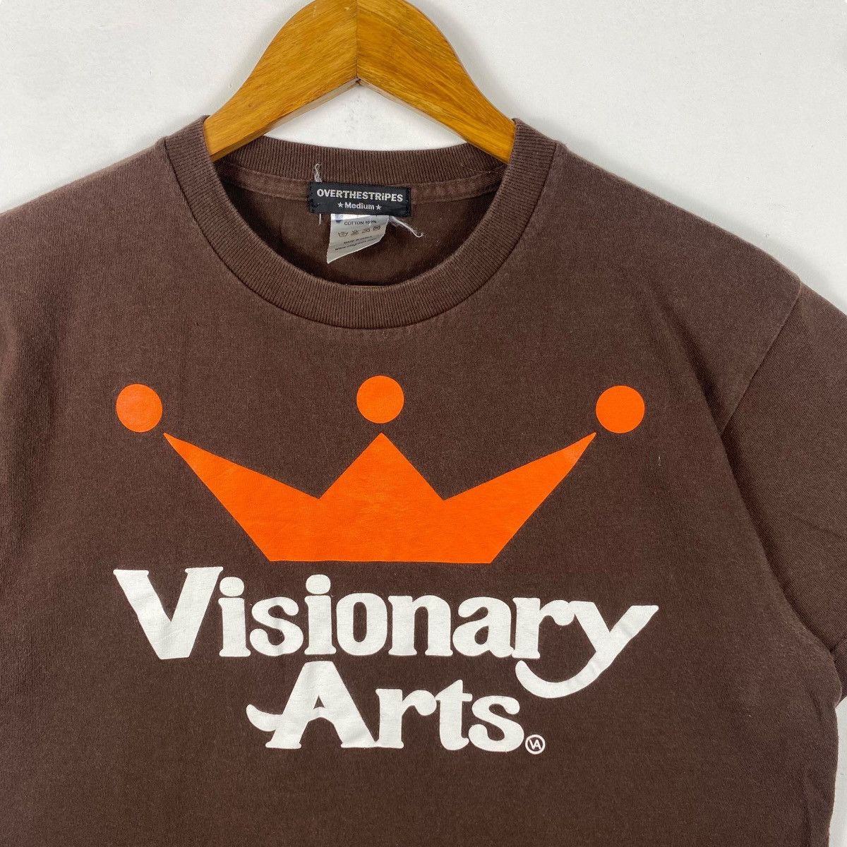 OVER THE STRiPES OVER THE STRIPES Visionary Art Graphic Faded Tee Shirt Size US M / EU 48-50 / 2 - 2 Thumbnail