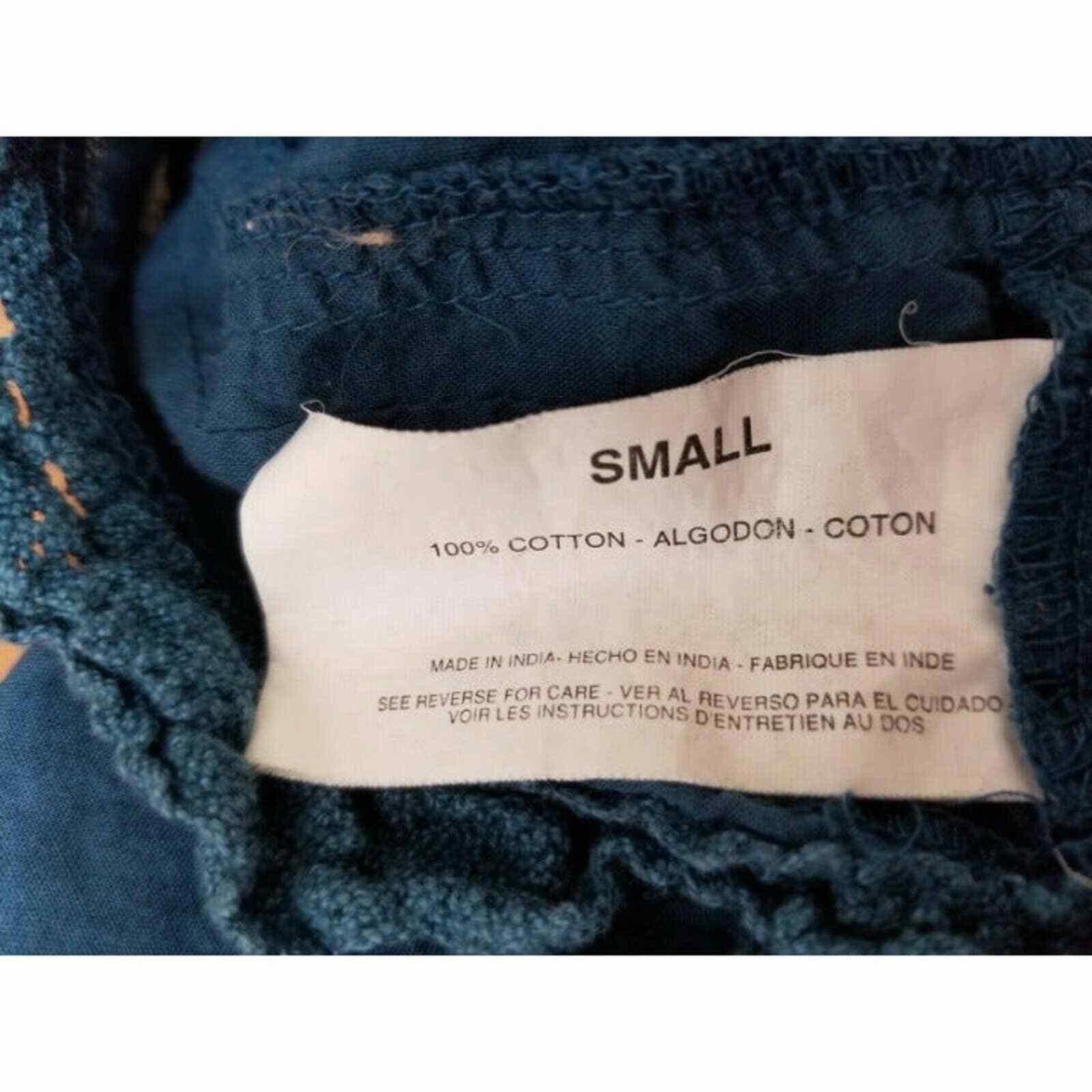 Other Gloria Vanderbilt Women's Top Blouse Blue Green Lace Details Size S / US 4 / IT 40 - 10 Thumbnail