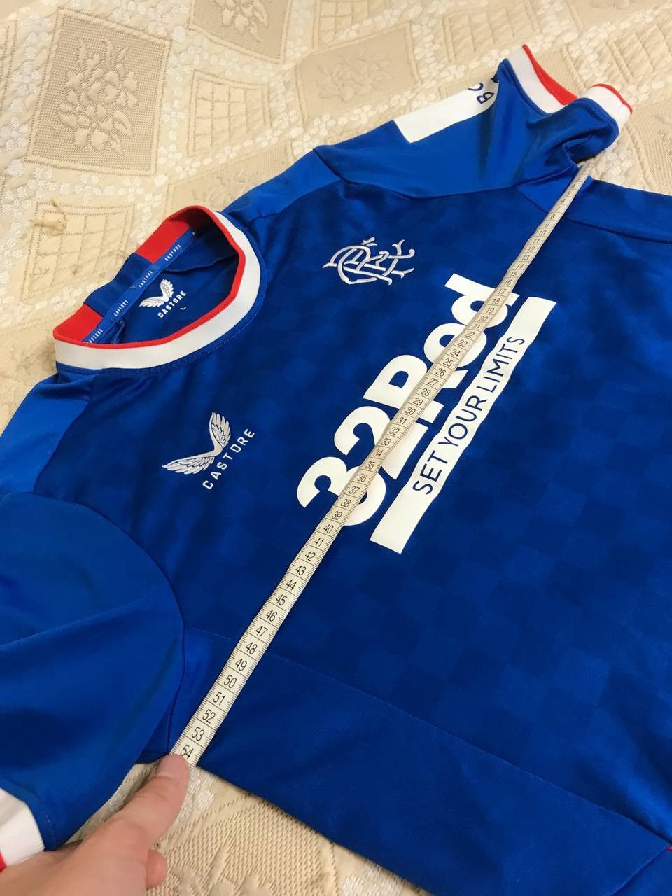Vintage 🔥 Glasgow Rangers 2022 2023 Home Football Jersey Shirt Size US L / EU 52-54 / 3 - 10 Thumbnail