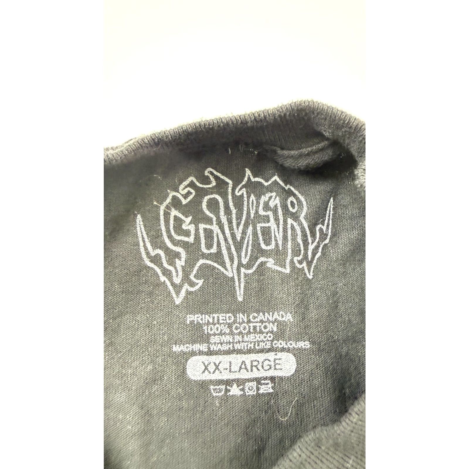 Vintage Sever Shirt Mens 2XL Black Skeleton Graphic Tee 100% Cotton Metal Band Shirt Size US XXL / EU 58 / 5 - 3 Thumbnail