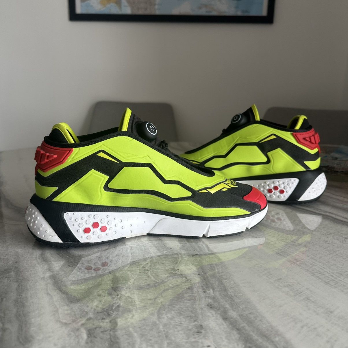 Reebok Rare Reebok Fury Model F Citron Sneakers Size US 10 / EU 43 - 5 Thumbnail