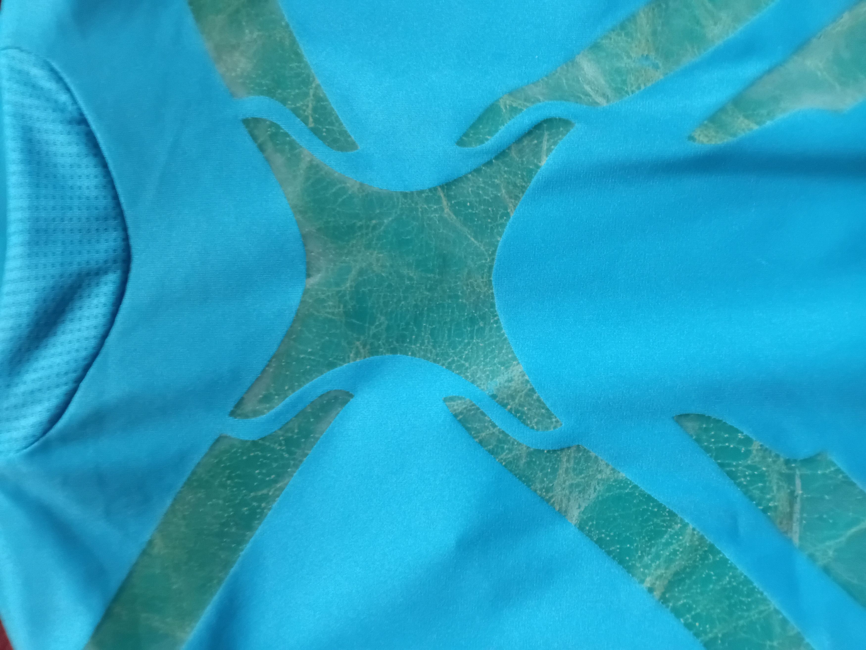 Adidas Marseille 2010 away shirts techfit player issue Size US L / EU 52-54 / 3 - 7 Thumbnail