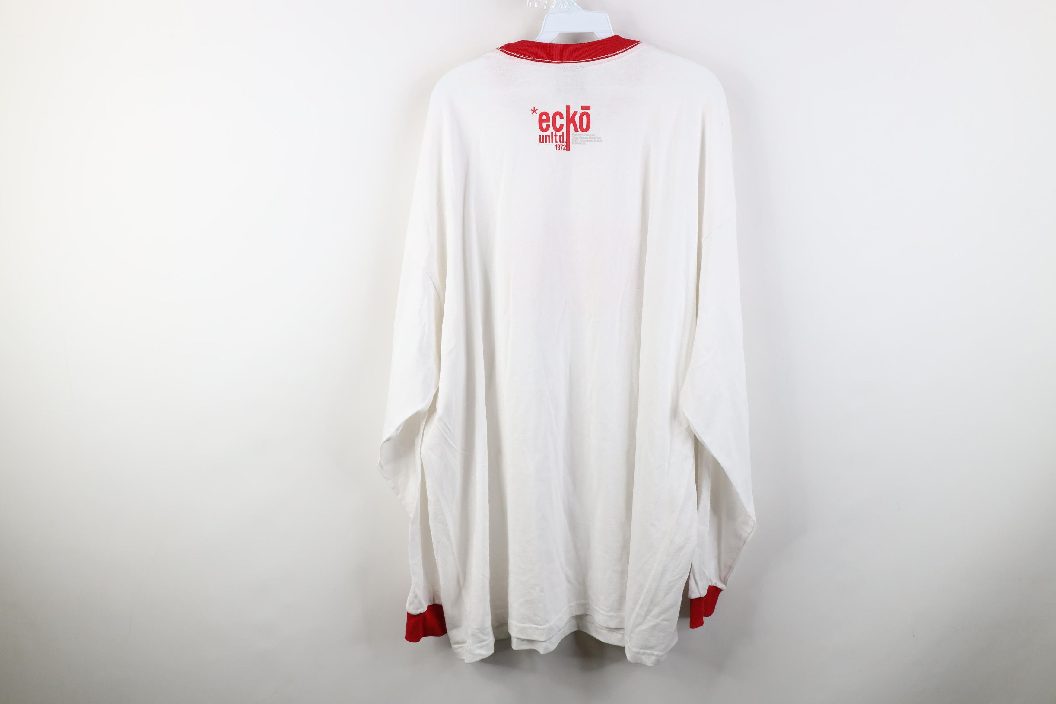 Ecko Unltd. Deadstock Vintage 90s Y2k Ecko Unltd Long Sleeve T-Shirt USA Size US XXL / EU 58 / 5 - 11 Thumbnail