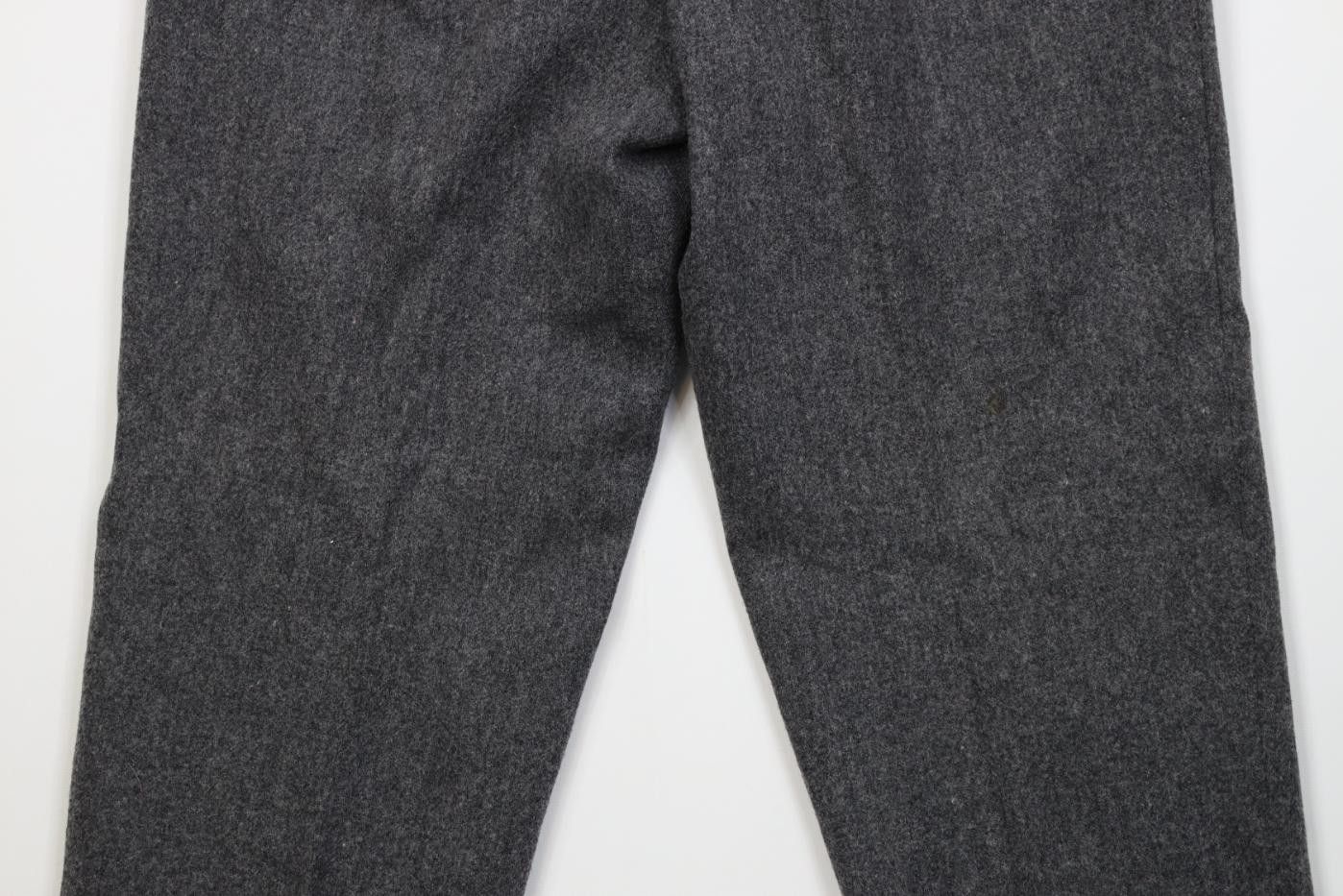 Vintage Vintage 90s Streetwear Wool Pants Businesscore Gray Size 32" / US 10 / IT 46 - 12 Thumbnail