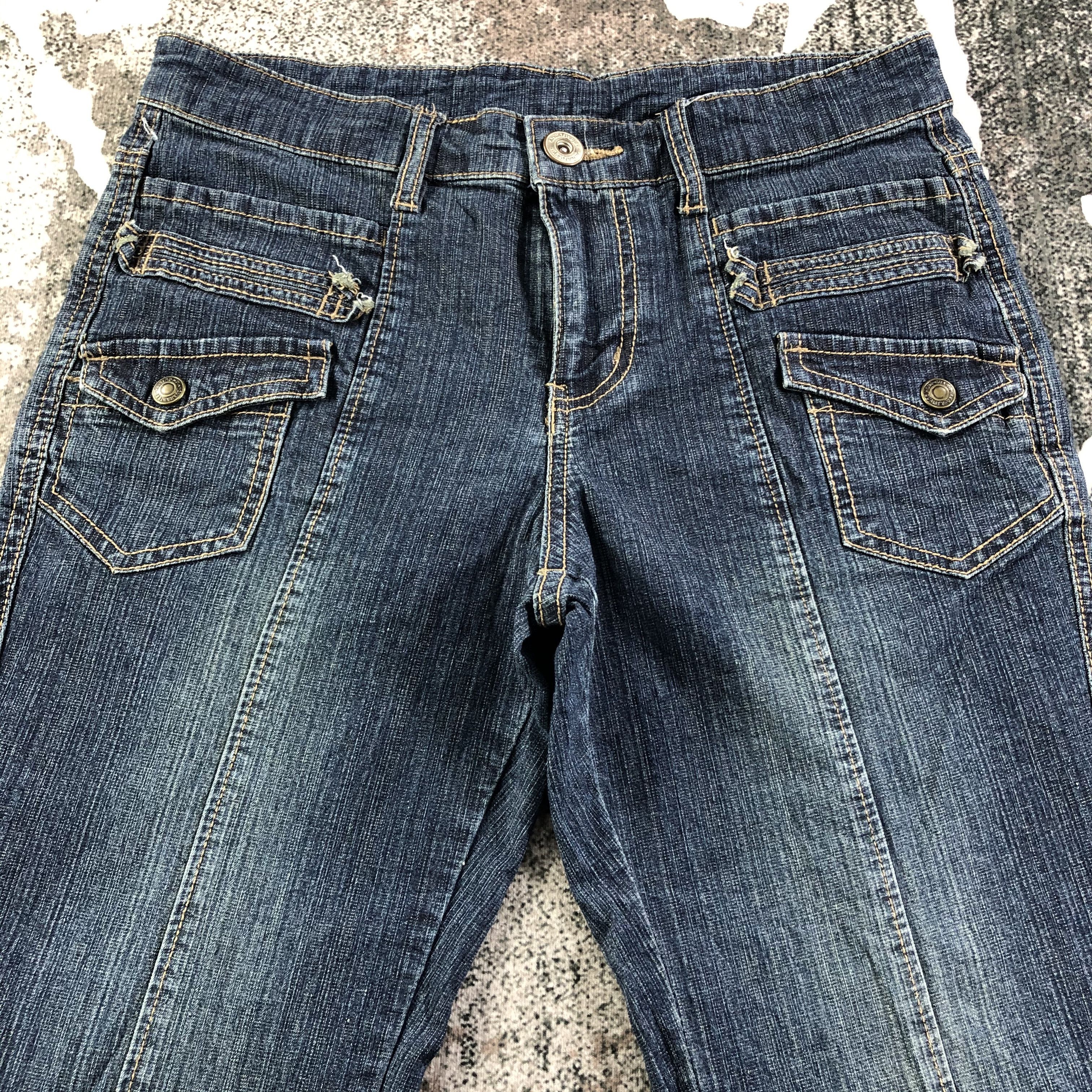 Japanese Brand Japanese Brand Advantage Jeans Blue Flare Denim KJ1813 Size 30" / US 8 / IT 44 - 3 Thumbnail