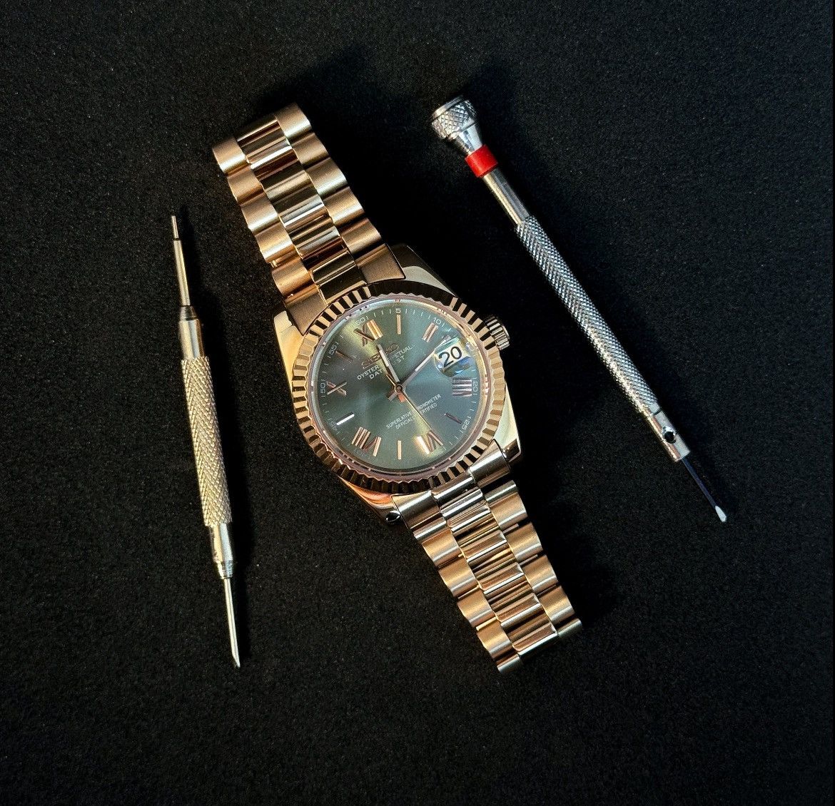Seiko DATEJUST OLIE - CUSTOM SEIKO NH35 AUTOMATIC WATCH Size 36 - 1 Thumbnail