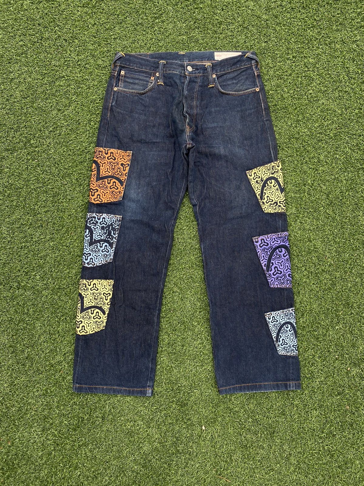 Evisu EVISU JEANS MULTI POCKET RARE OG TRAVIS SCOTT WITH SELVEDGE Size US 32 / EU 48 - 6 Thumbnail