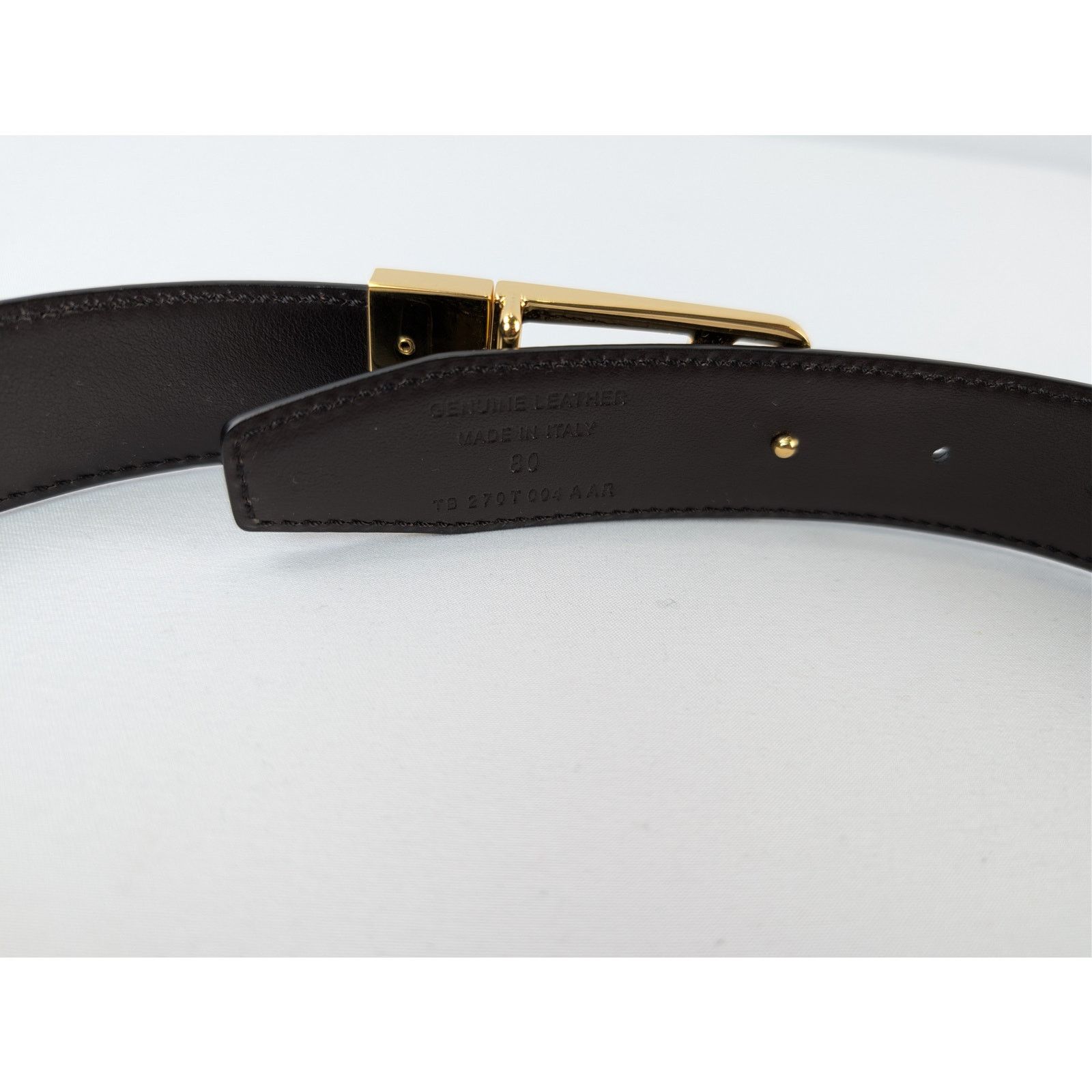 Tom Ford o1rshd1 Size: 80 / t buckle crocodile-embossed belt in Black Size 32 - 5 Thumbnail