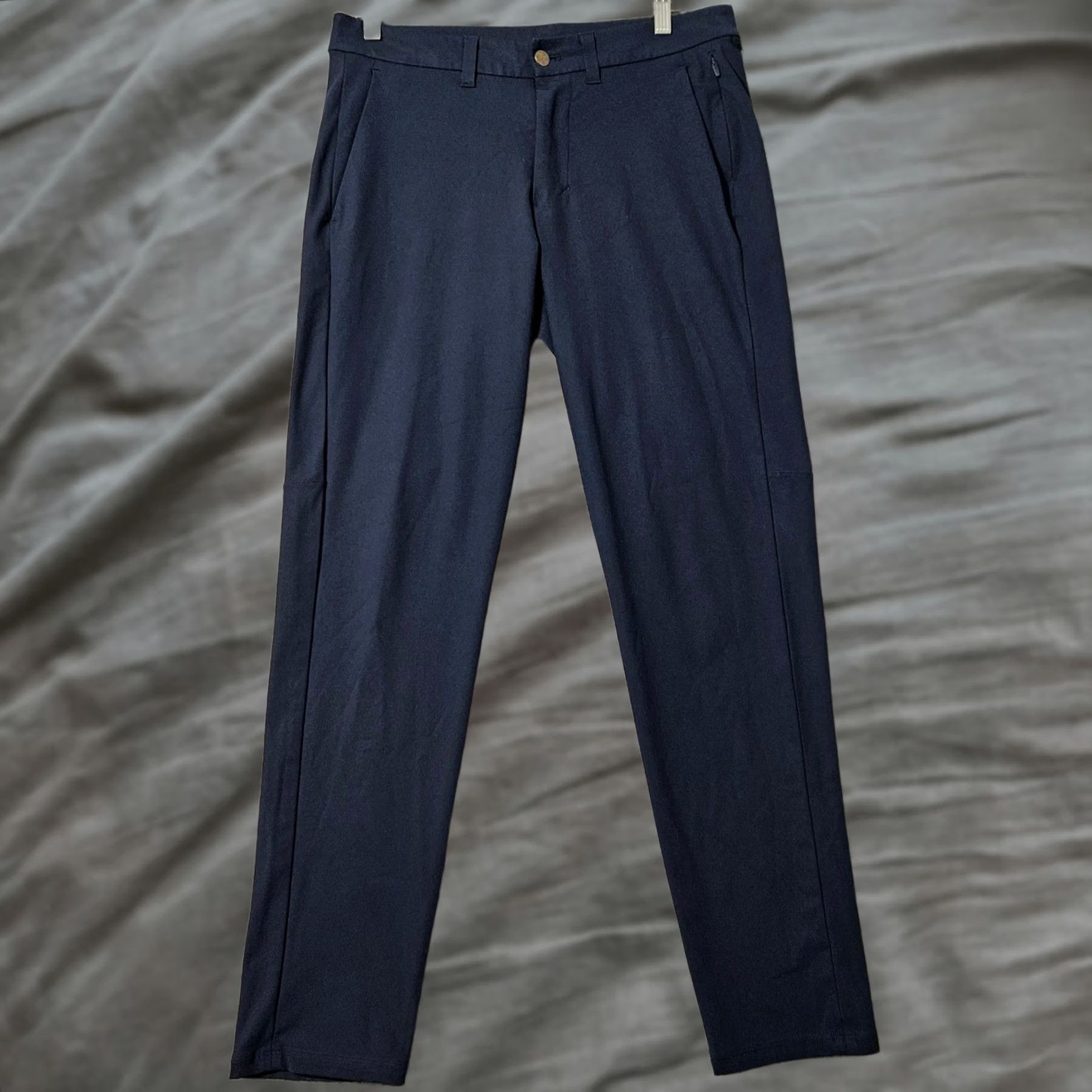 Vintage Lululemon Mens Commission Chino Pants Sz 32 30.5" Slim M5975S Blue Office Size US 32 / EU 48 - 1 Thumbnail