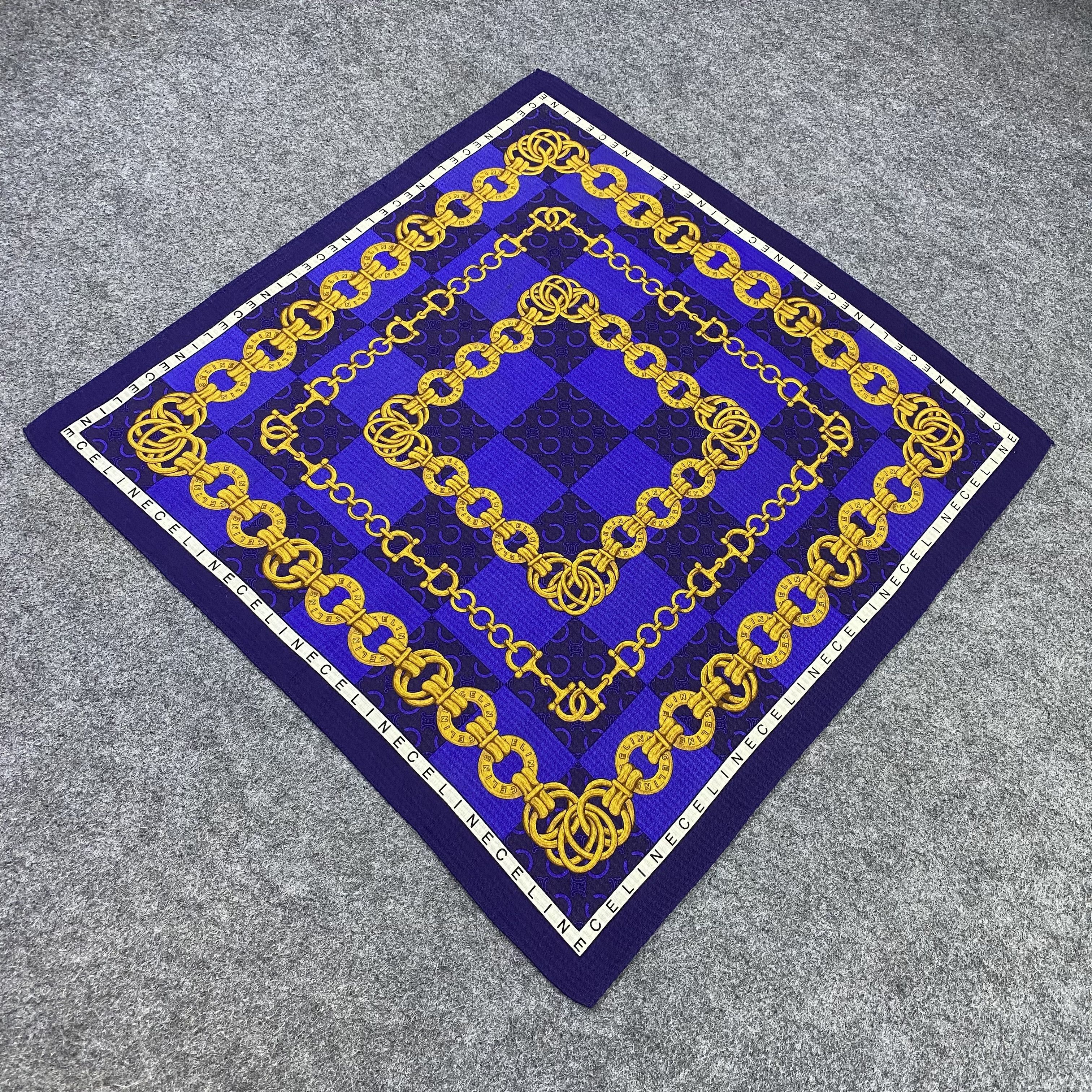 Celine Celine Handkerchief Neckerchief Bandana-B1786 Size ONE SIZE - 4 Thumbnail