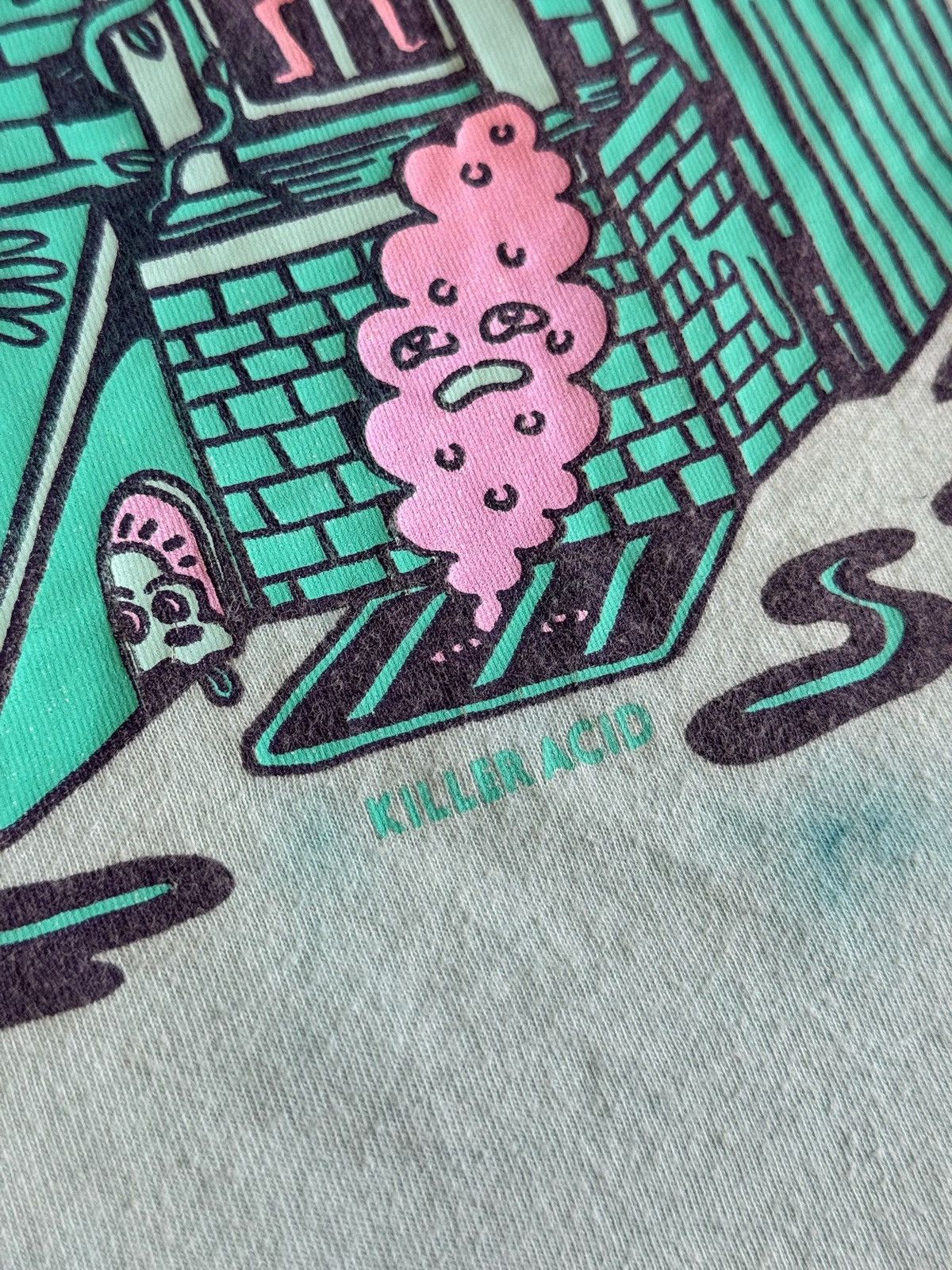 Killer Acid Killer Acid T Shirt Tee Big Logo Tie-Dye Mens L Size Y2K Size US L / EU 52-54 / 3 - 3 Thumbnail