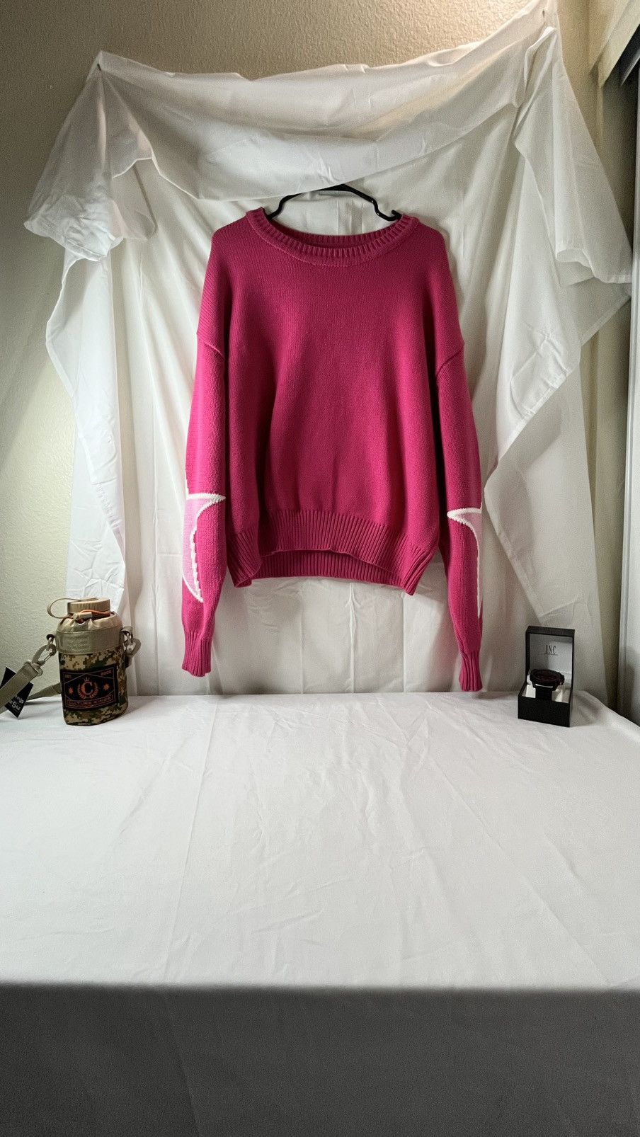 Designer × MNML CultureKings MNML Boxy Crewneck Sweater Size US S / EU 44-46 / 1 - 1 Thumbnail