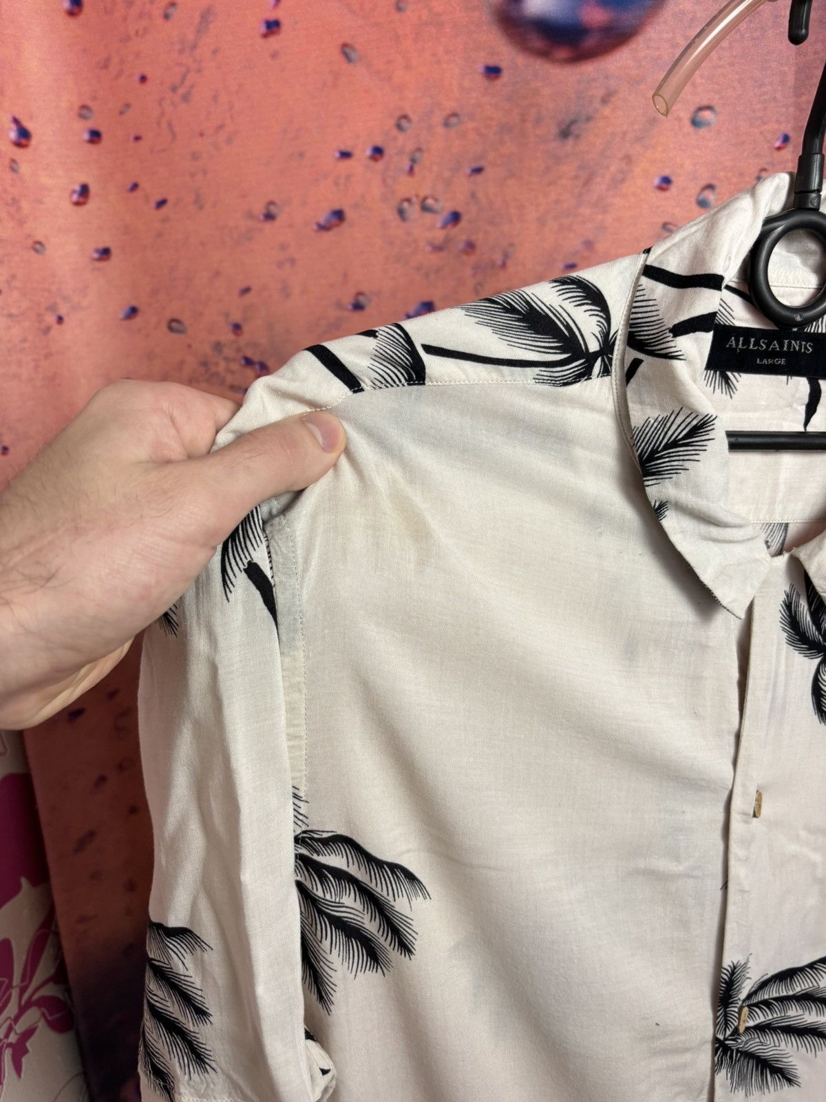 Allsaints Allsaints luxury Hawaiian shirt Size US L / EU 52-54 / 3 - 4 Thumbnail