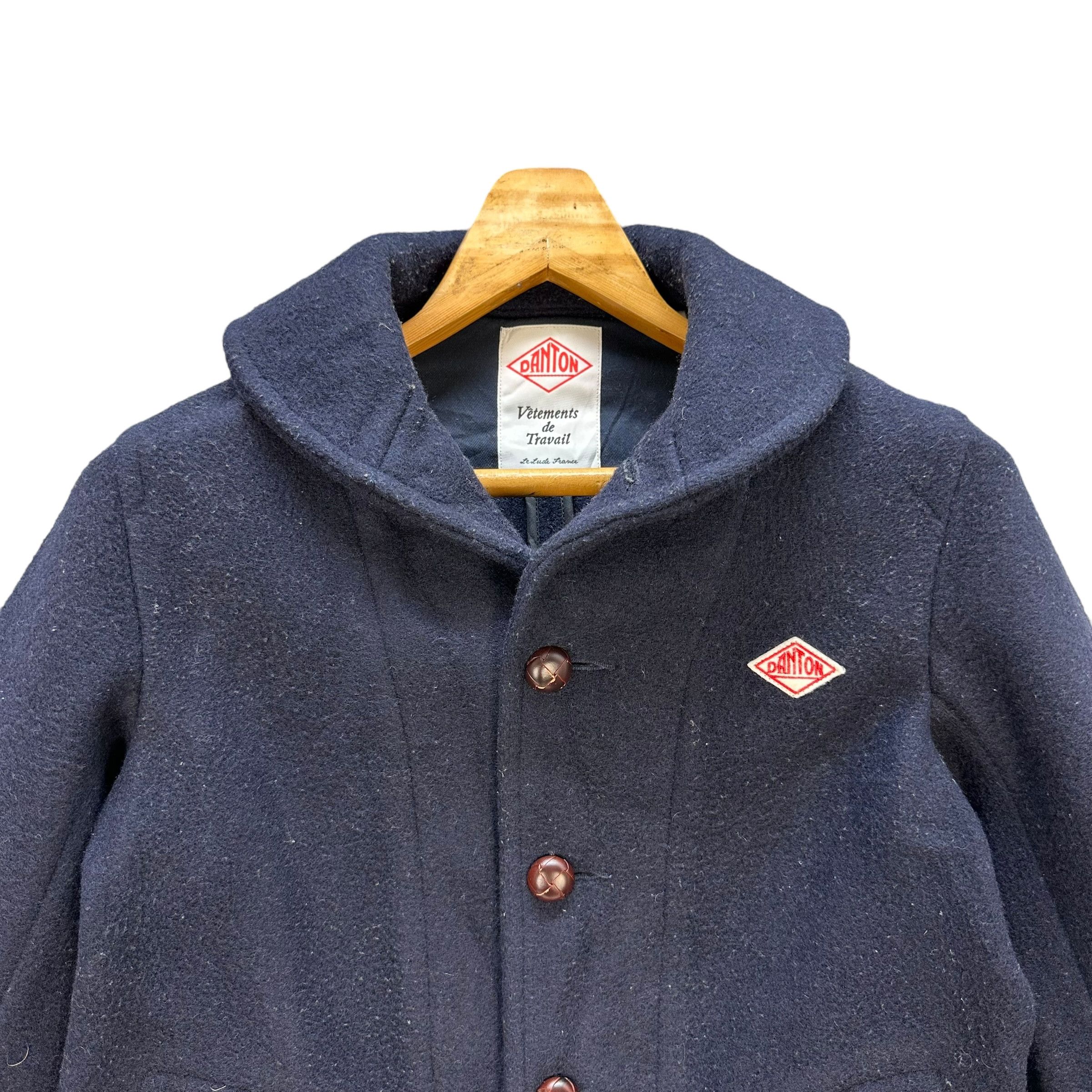 Danton DANTON Made in Japan Navy Blue Wool Coat Jacket #A39-0888 Size US S / EU 44-46 / 1 - 2 Thumbnail