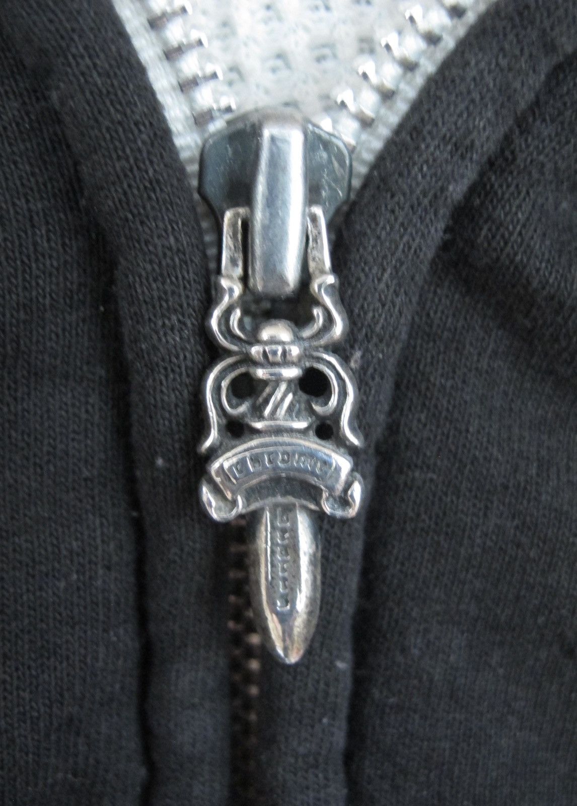 Chrome Hearts + Chrome Hearts 90s Vintage Thermal Zip Up Hoodie + Size US M / EU 48-50 / 2 - 3 Thumbnail