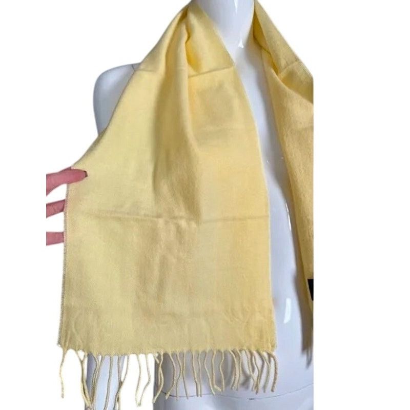 Dior Christian Dior Yellow Monsieur Men's Cashmaire Scarf Size ONE SIZE - 5 Thumbnail