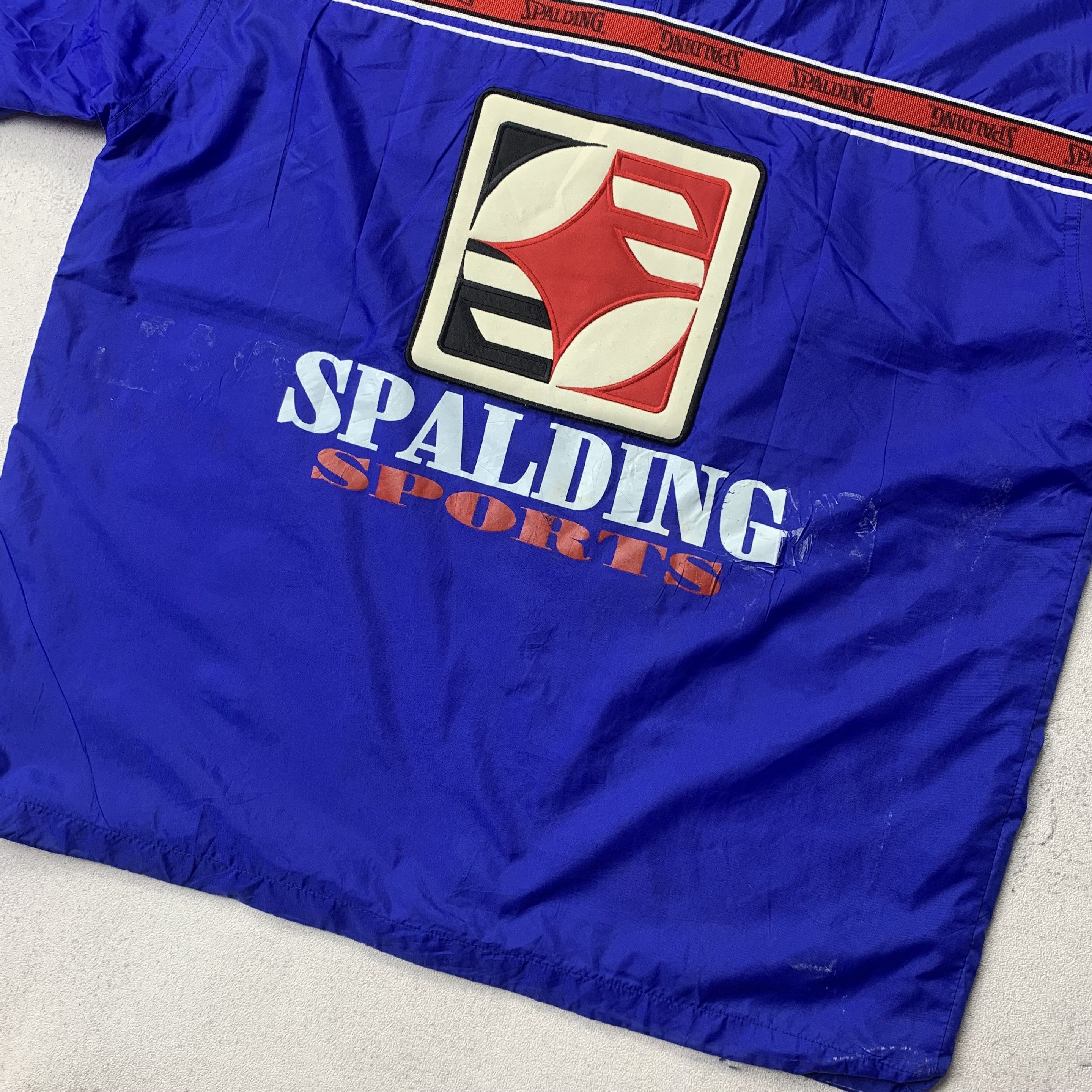 Spalding Vintage 90s Spalding Sports Jacket Hooded Size US S / EU 44-46 / 1 - 3 Thumbnail